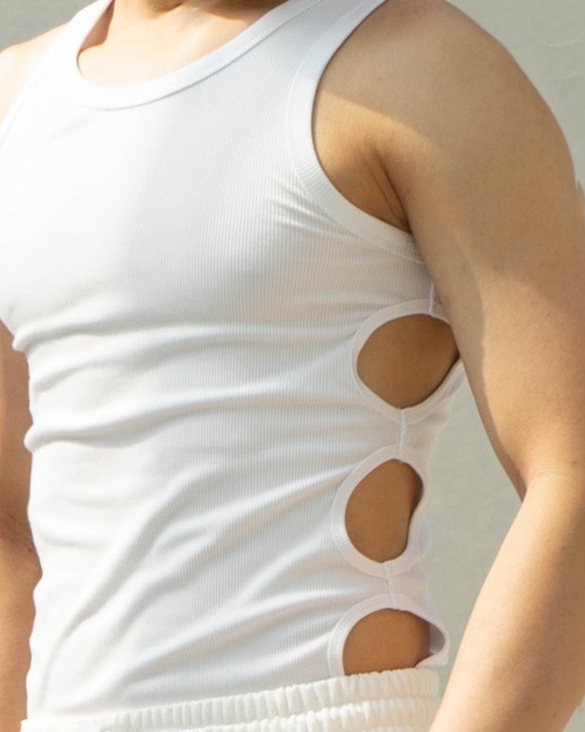 Tank Top with Side Cut-Outs