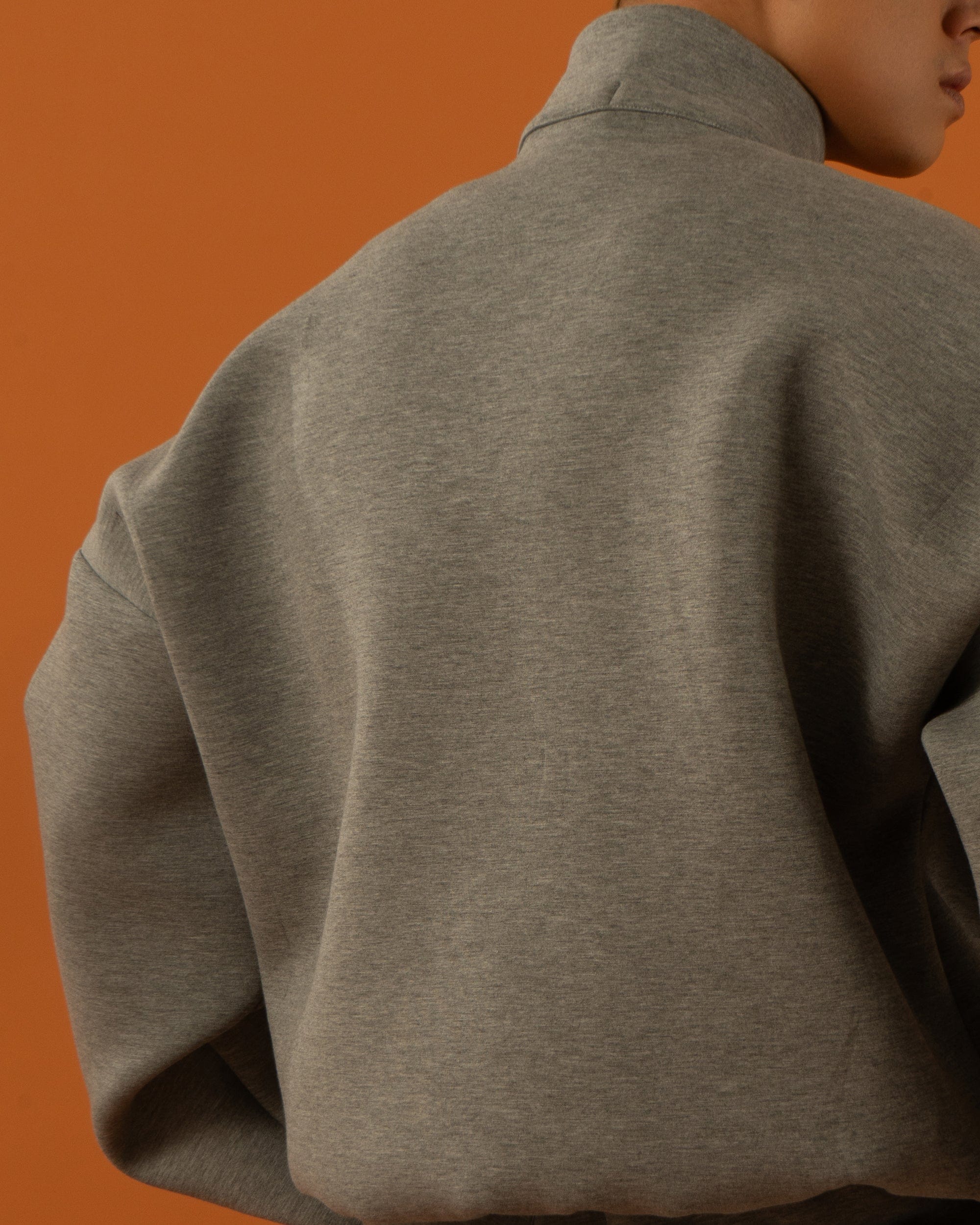 Oversized High Neck Sweatshirt