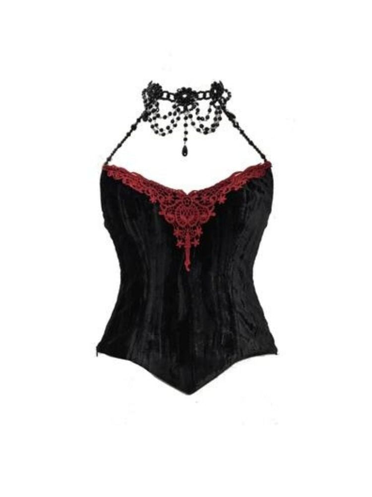 Gothic Spider Queen Corset Set