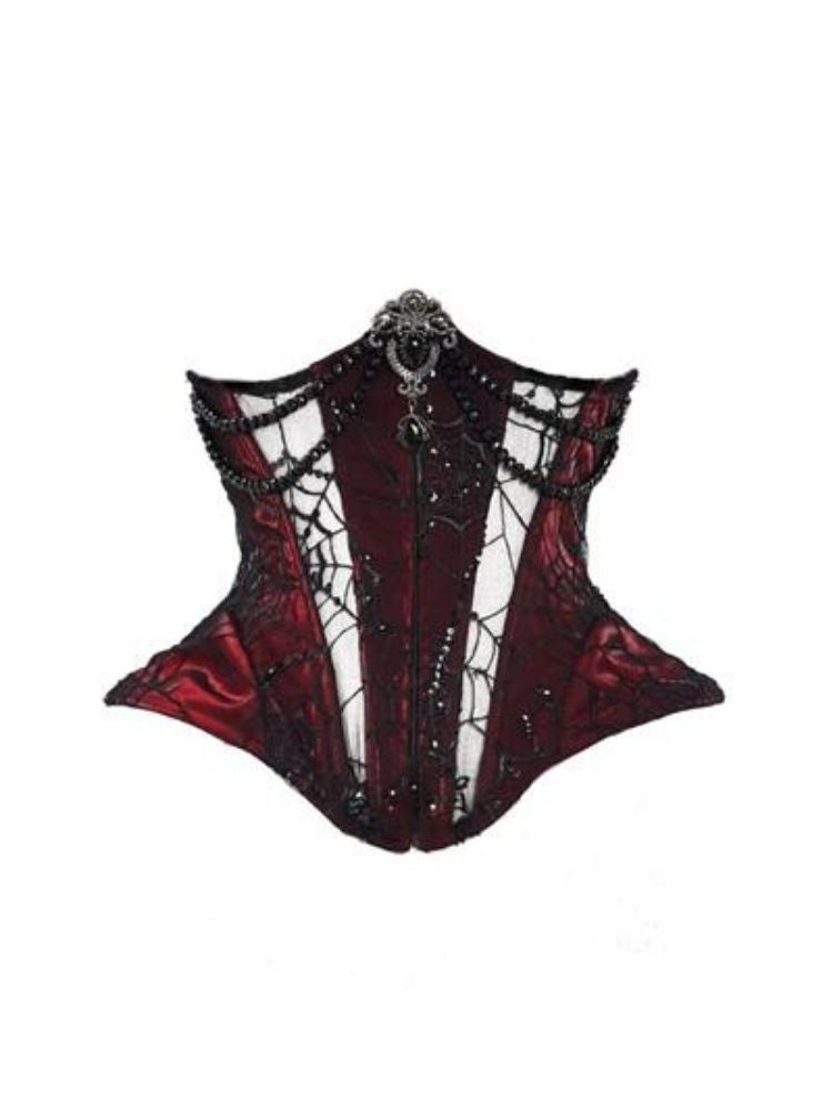 Gothic Spider Queen Corset Set