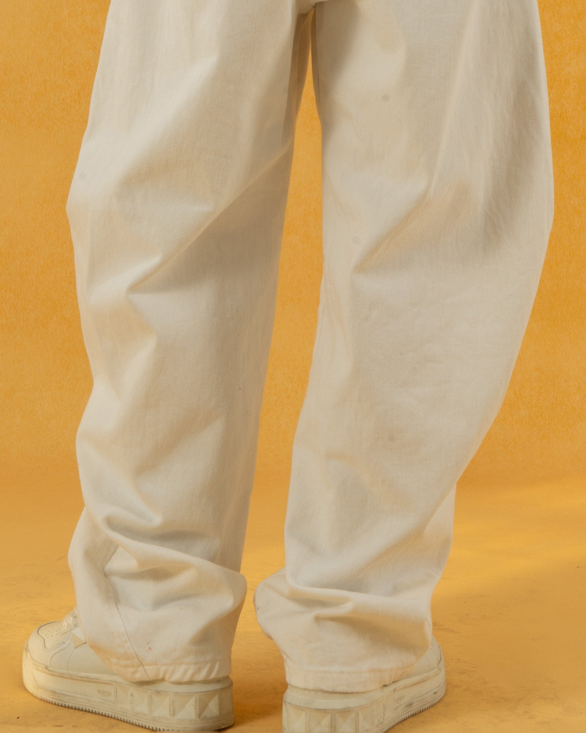 Deconstructed Pleated Button Utility Cargo Pants