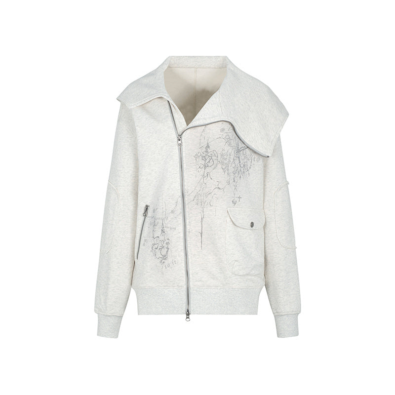 Angel Sketch Fleece Jacket