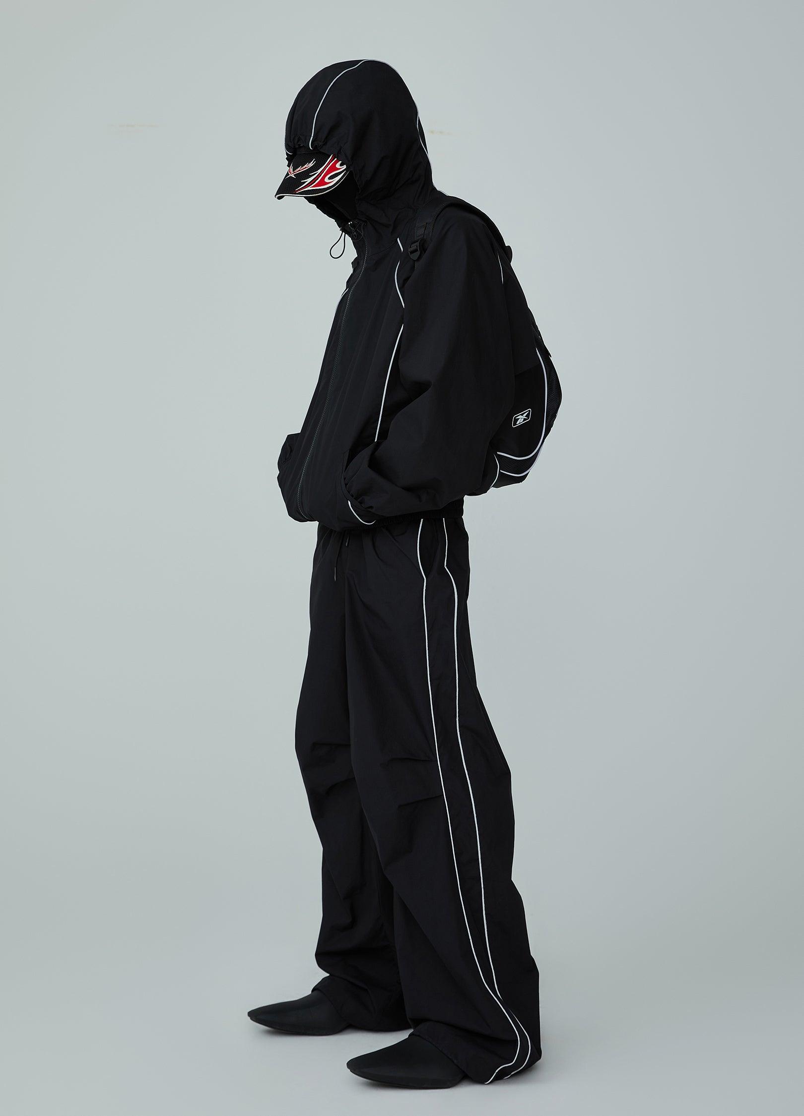 Reflective 3M Windproof Tracksuit Bottoms - chiclara