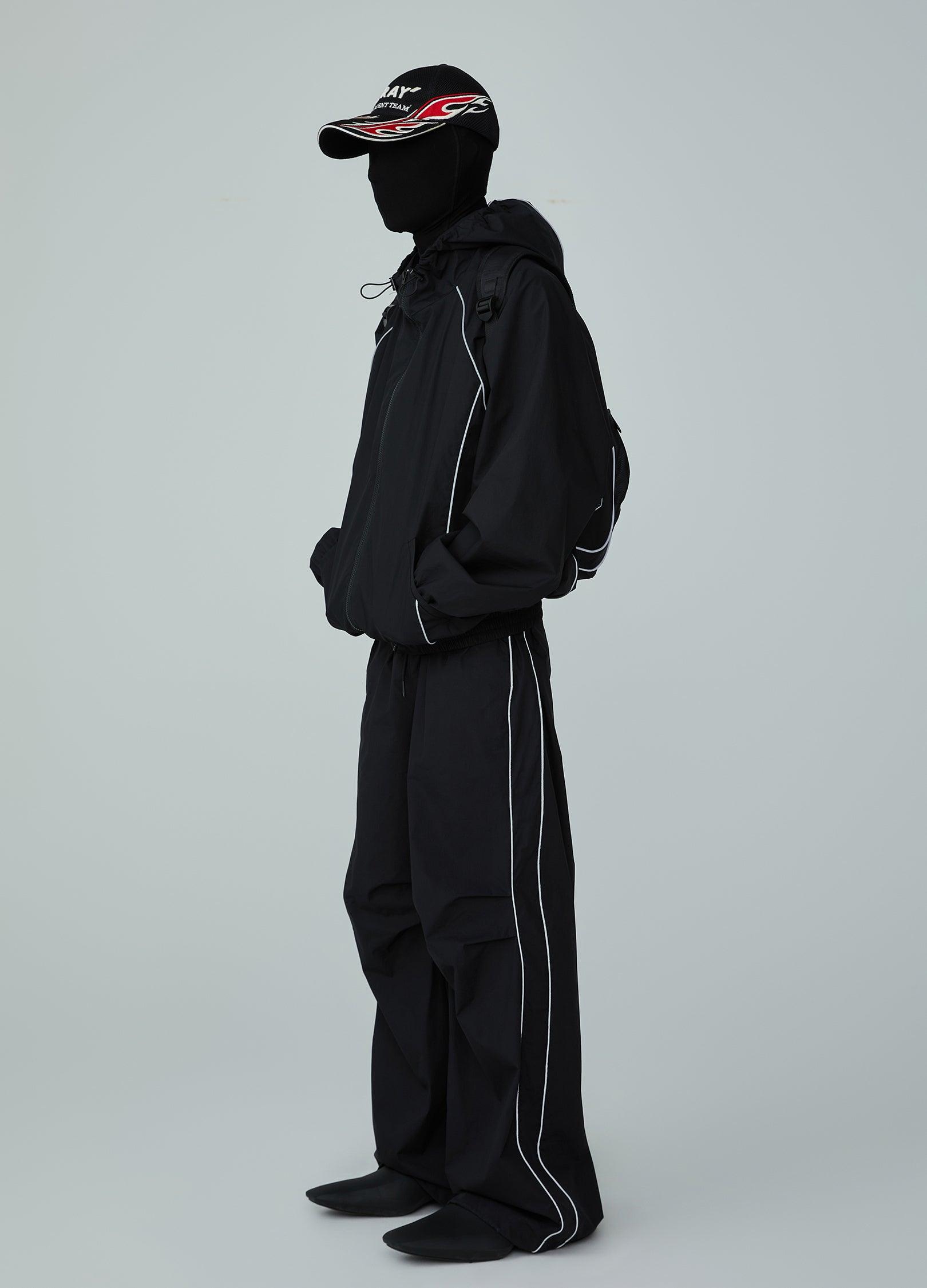 Reflective 3M Hoodie Tracksuit Top by FRKM SC - chiclara