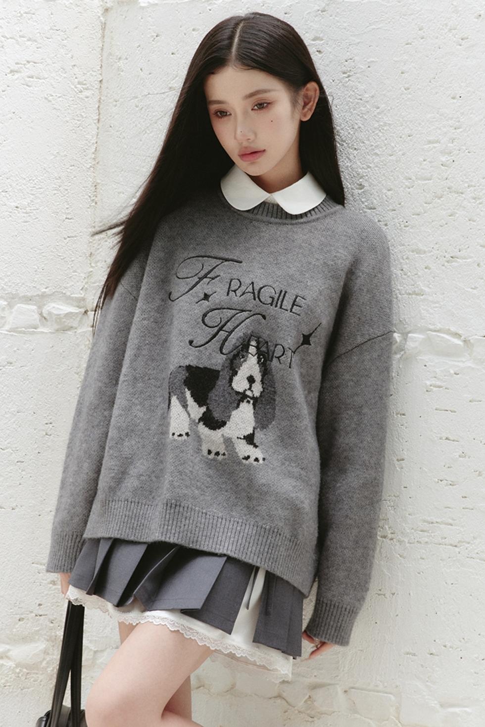 Fragile Heart Puppy Sweater