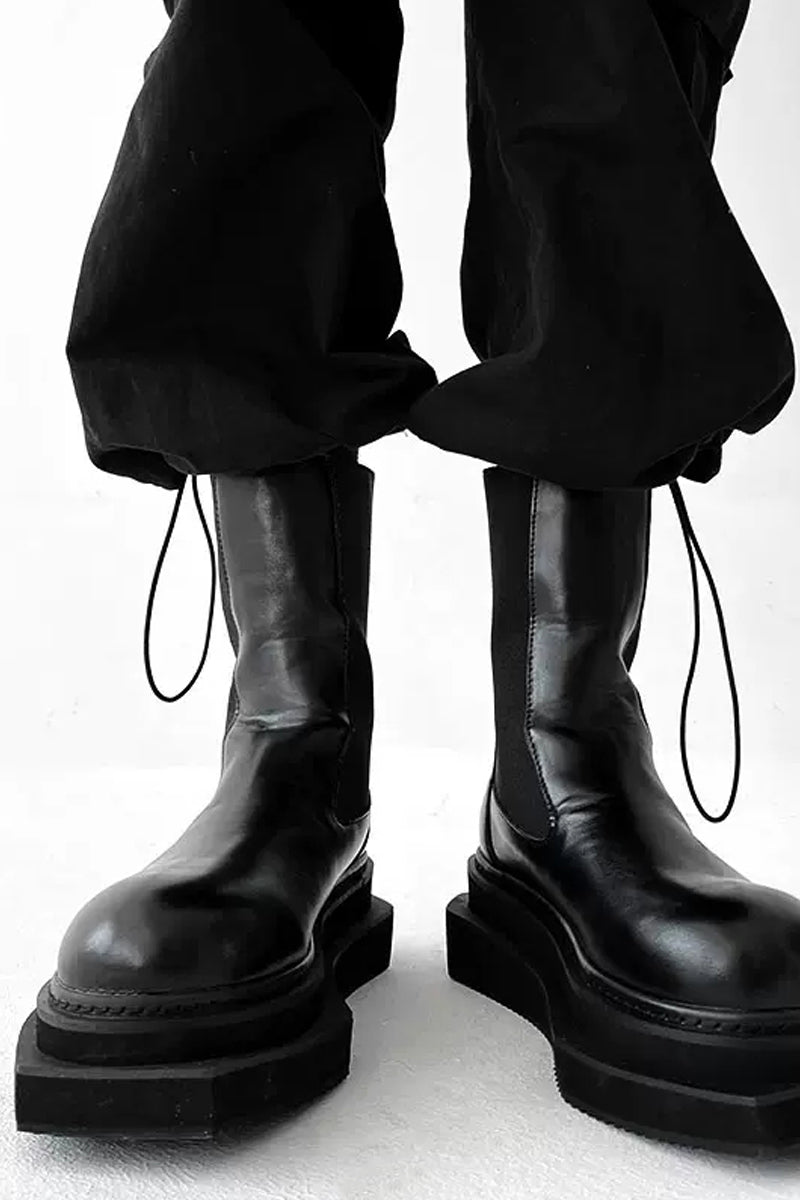 Platform Chelsea Ankle Boots
