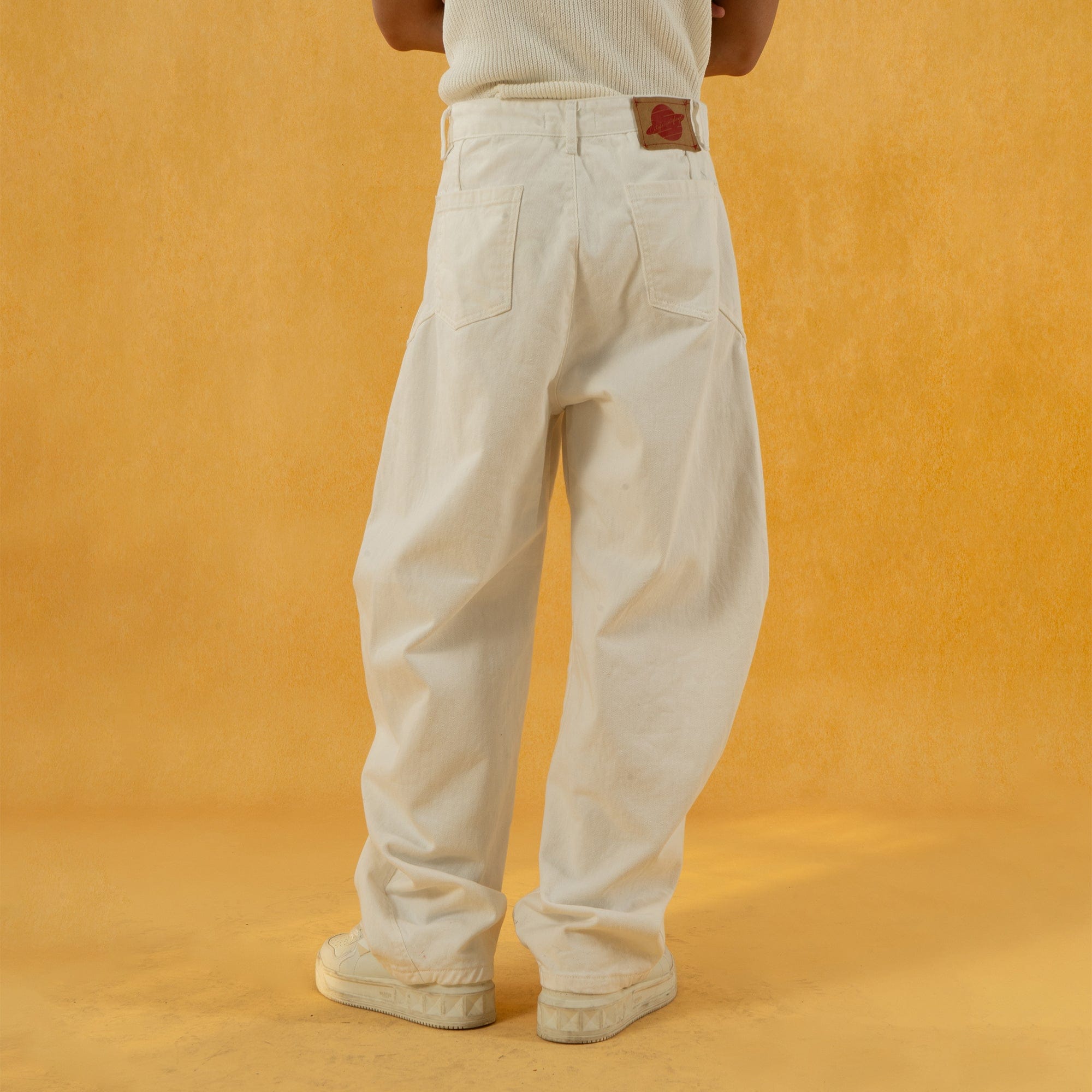 Deconstructed Pleated Button Utility Cargo Pants
