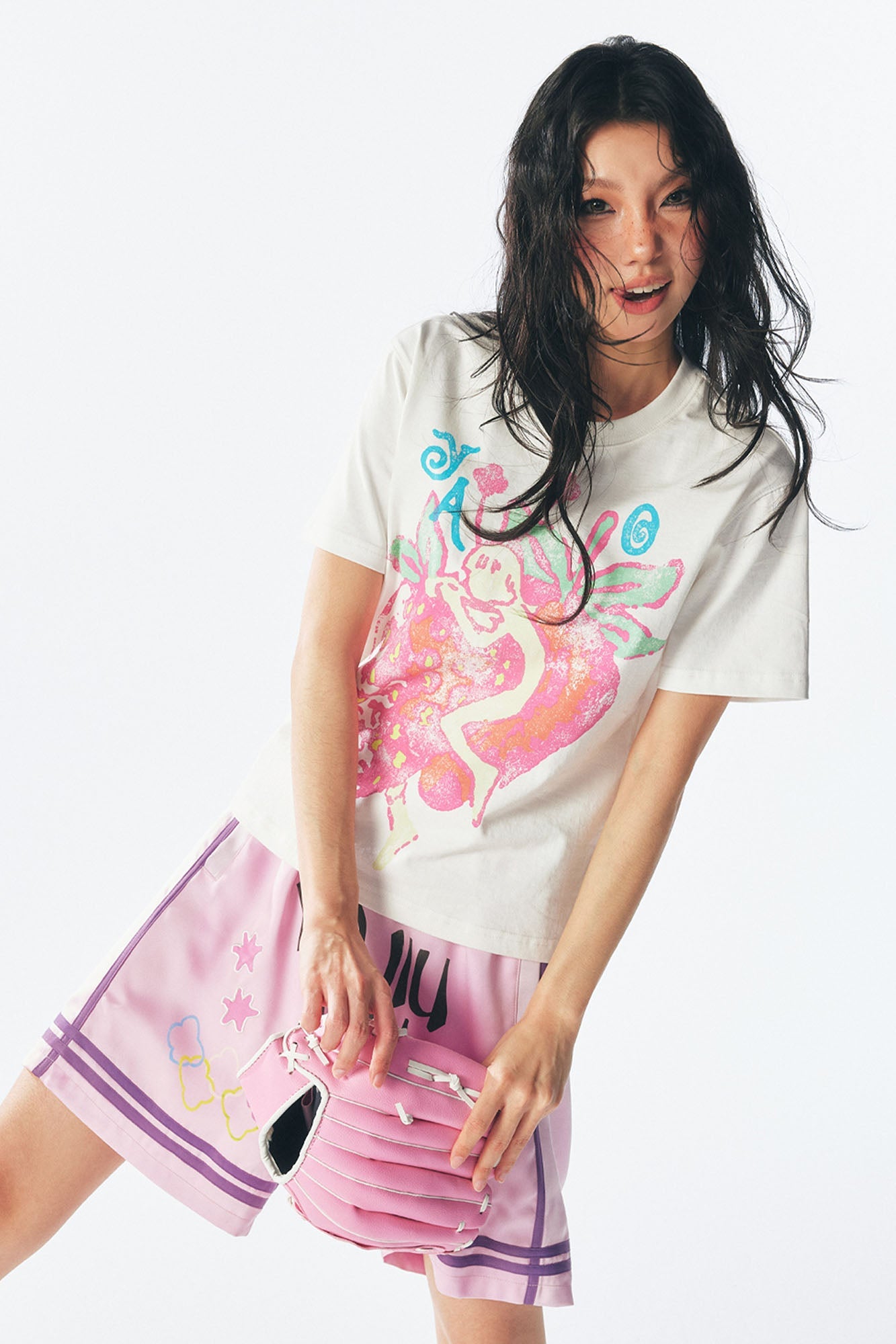 Graphic Strawberry Fairy Tee