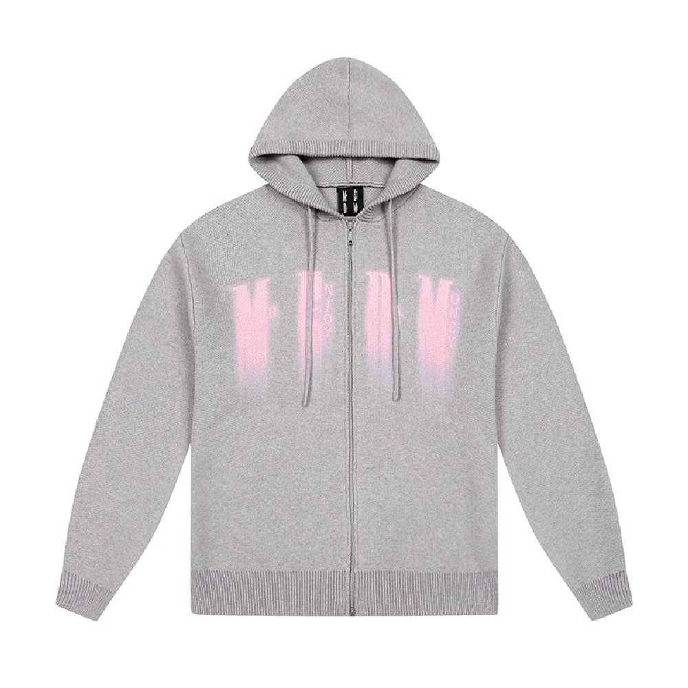 Zip-Up Hoodie with Motion Logo - chiclara