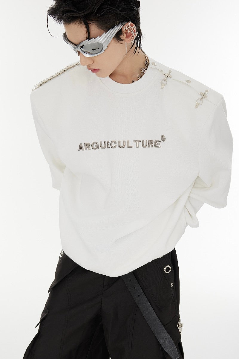 Logo Buckle Sweater - chiclara