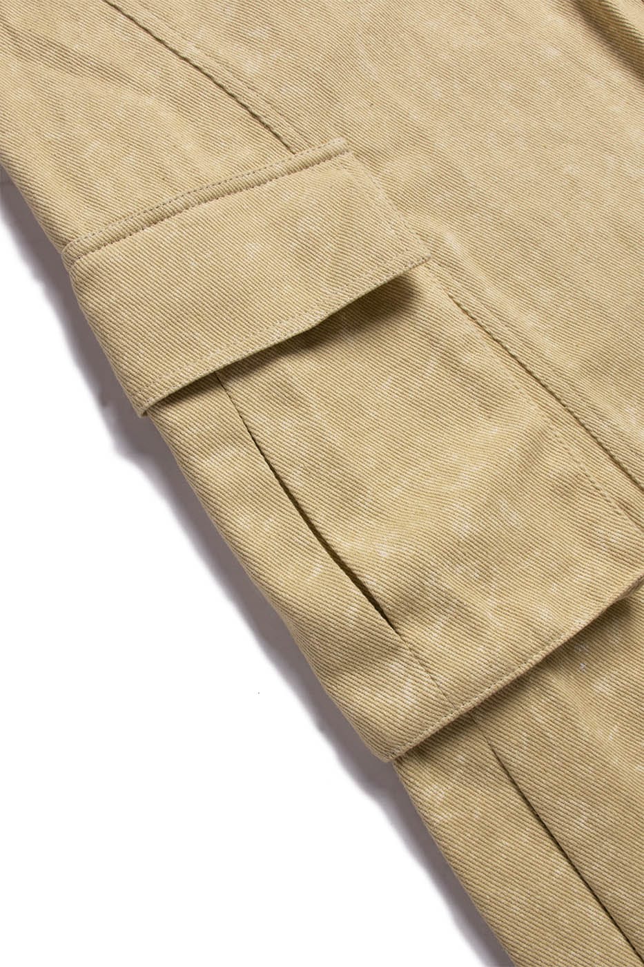 Deconstructed Khaki Cargo Pants