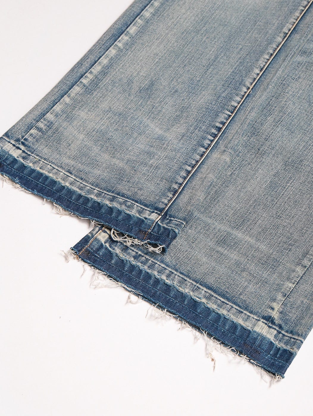 Raw Edge Light Wash Jeans