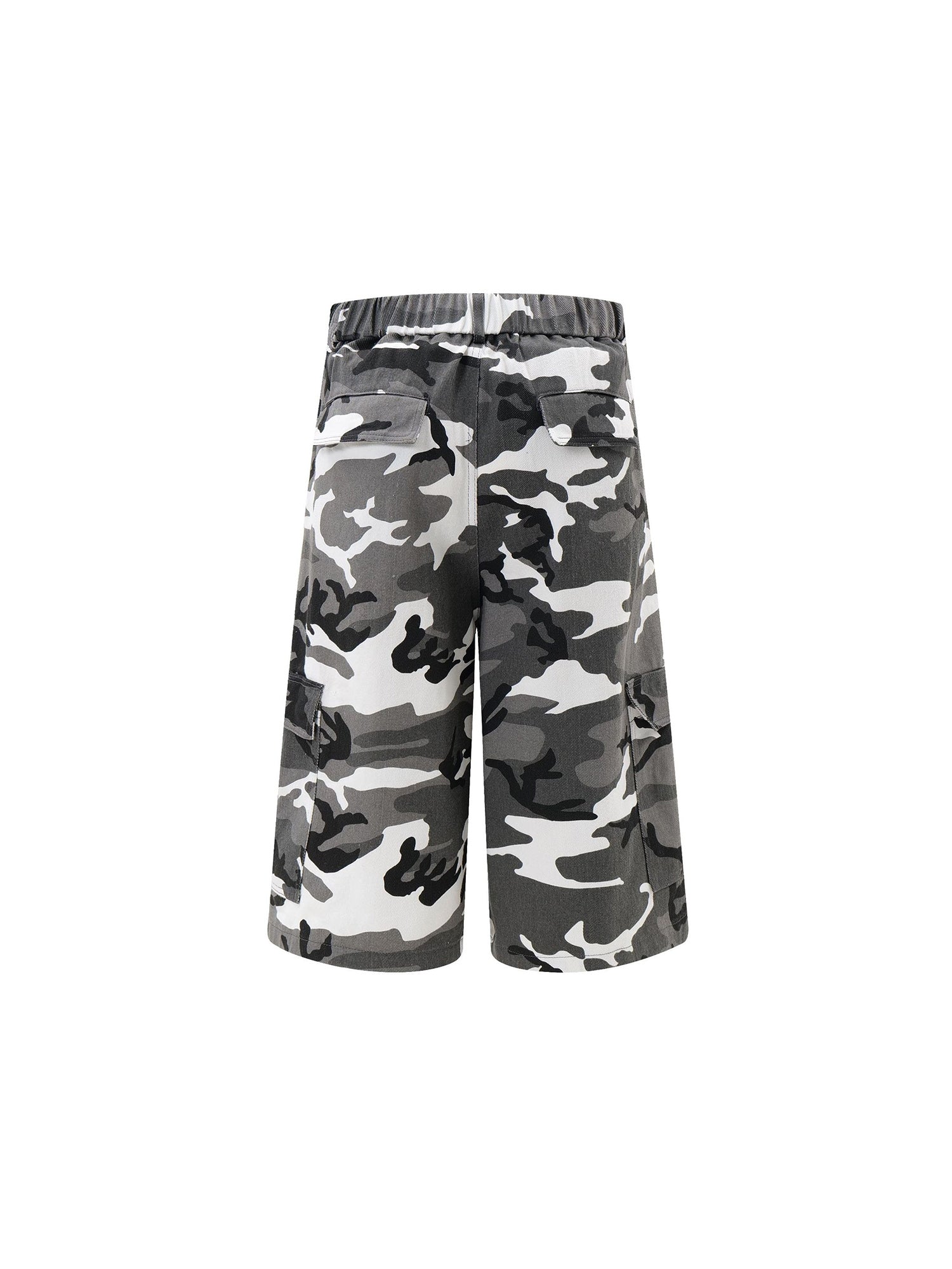 Camo Cargo Denim Shorts - Urban Style