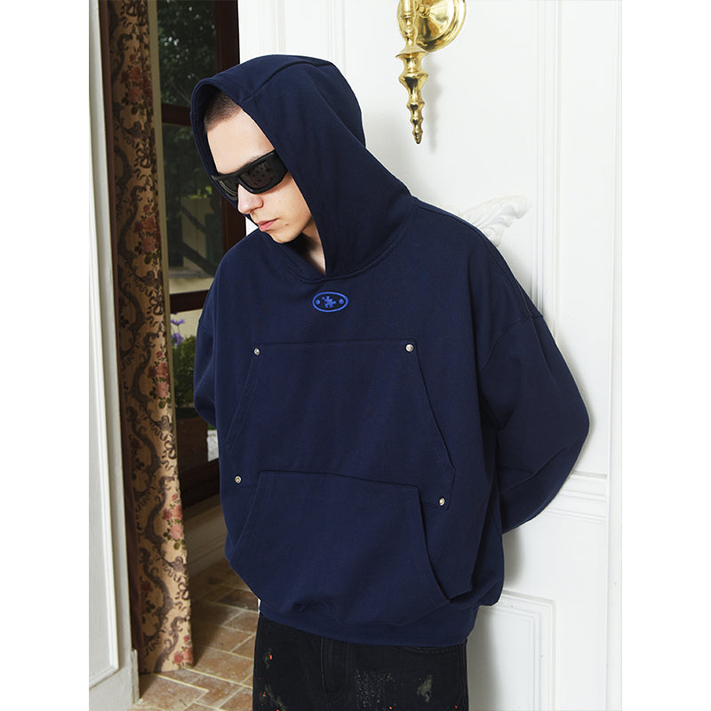 Convertible Double Pocket Deformable Hoodie - chiclara