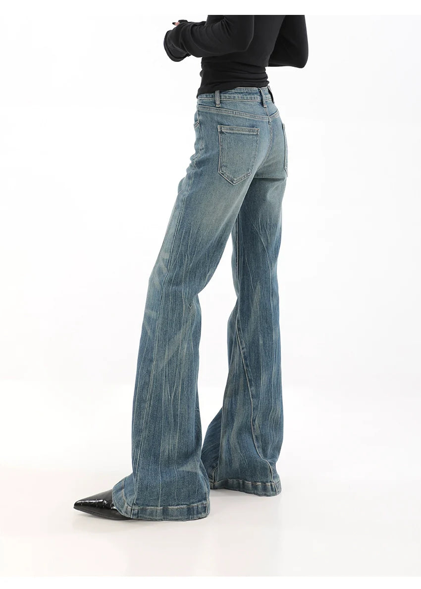 Light Wash Bell Bottom Flare Jeans