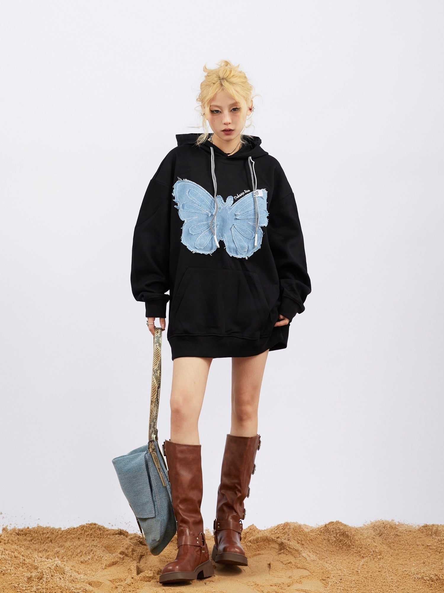 Butterfly Patch Hoodie