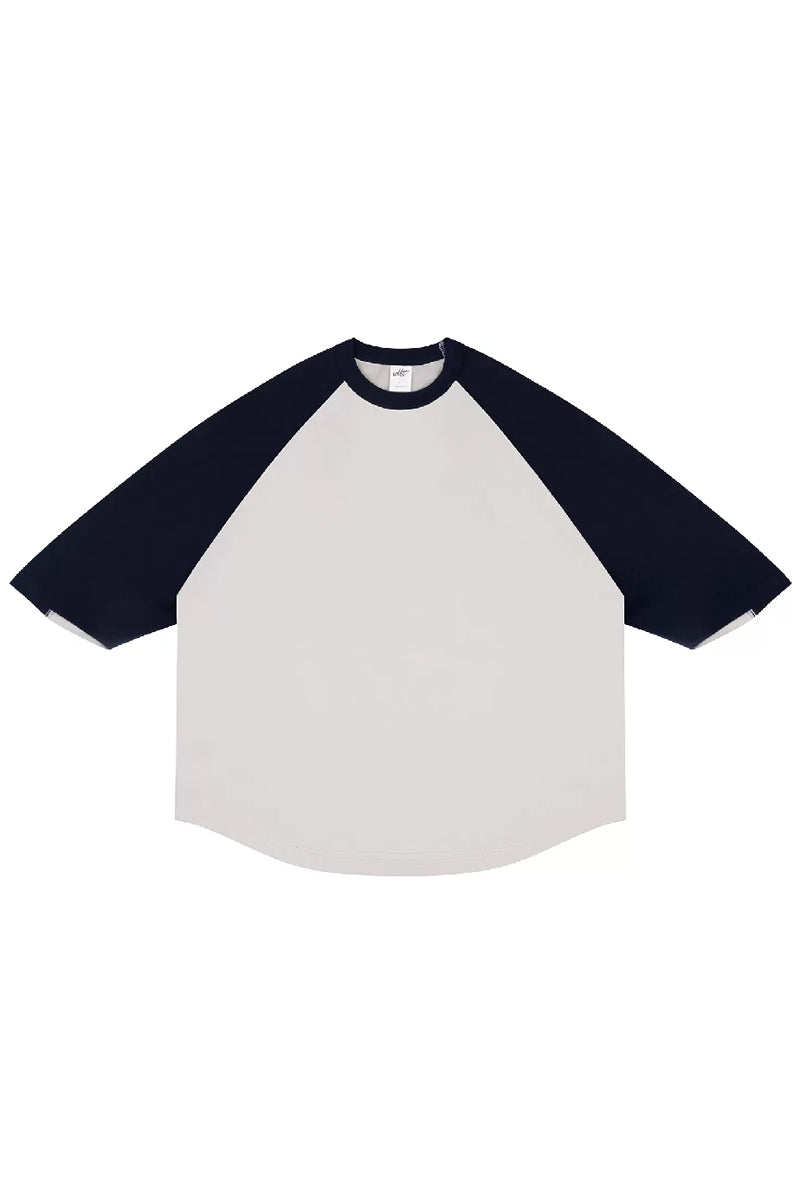 Raglan Sleeve Tee in Cool Fiber - chiclara