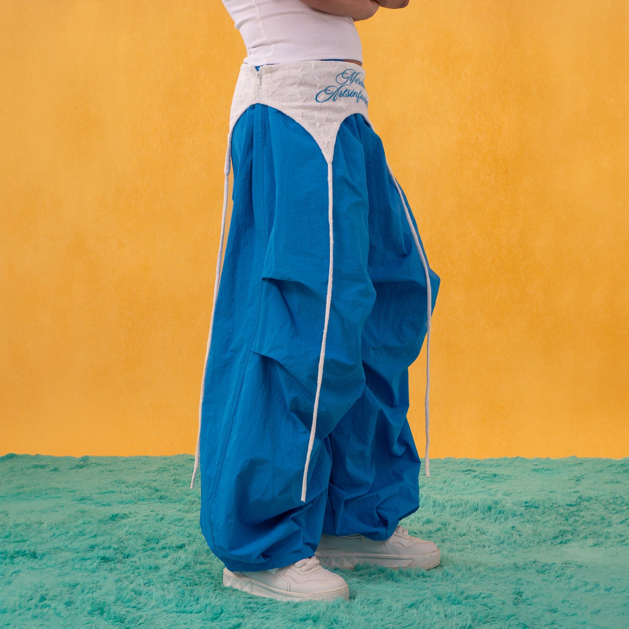 Star Overlay Layered Cargo Pants