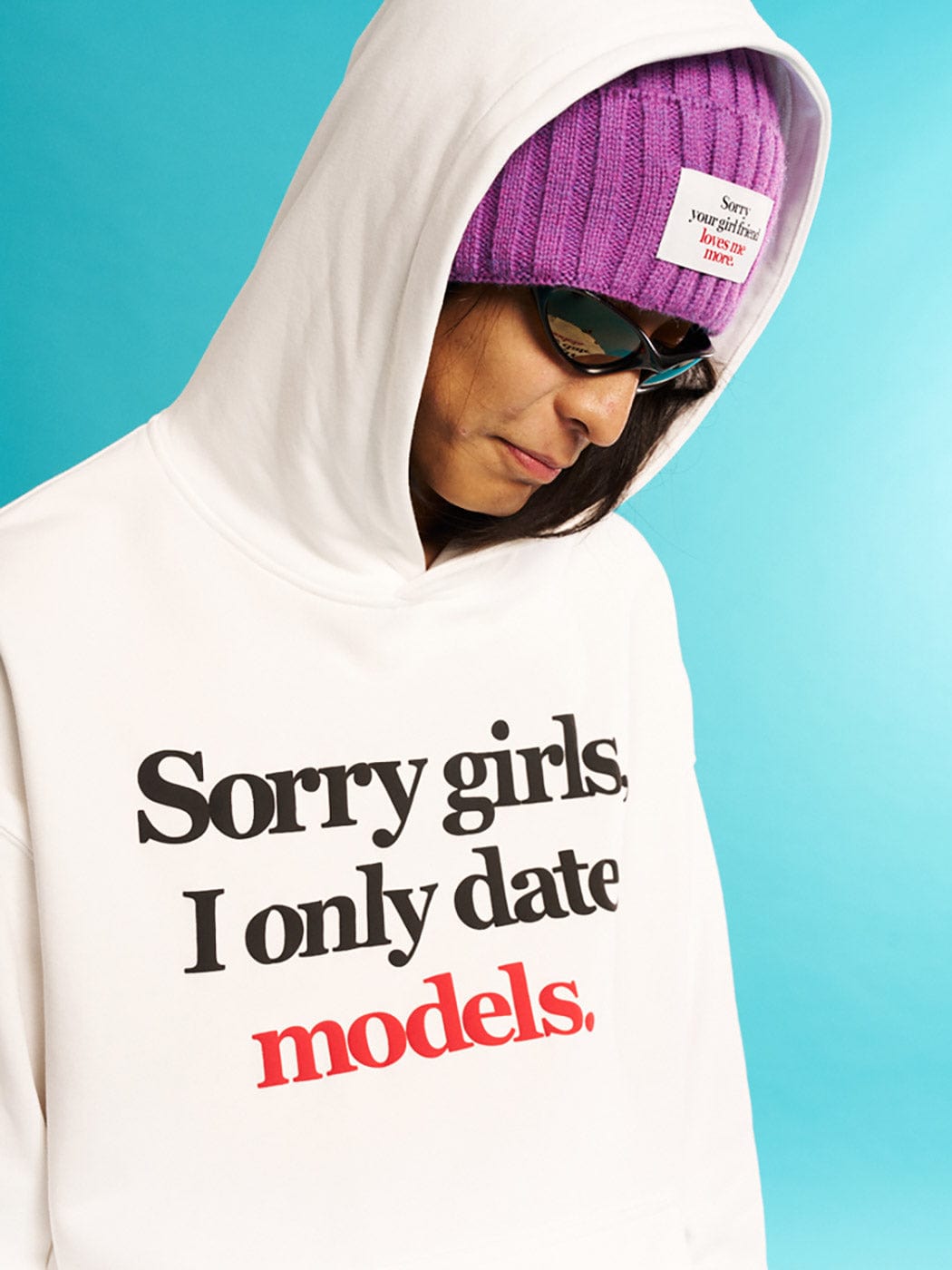 Dating Models Slogan Hoodie