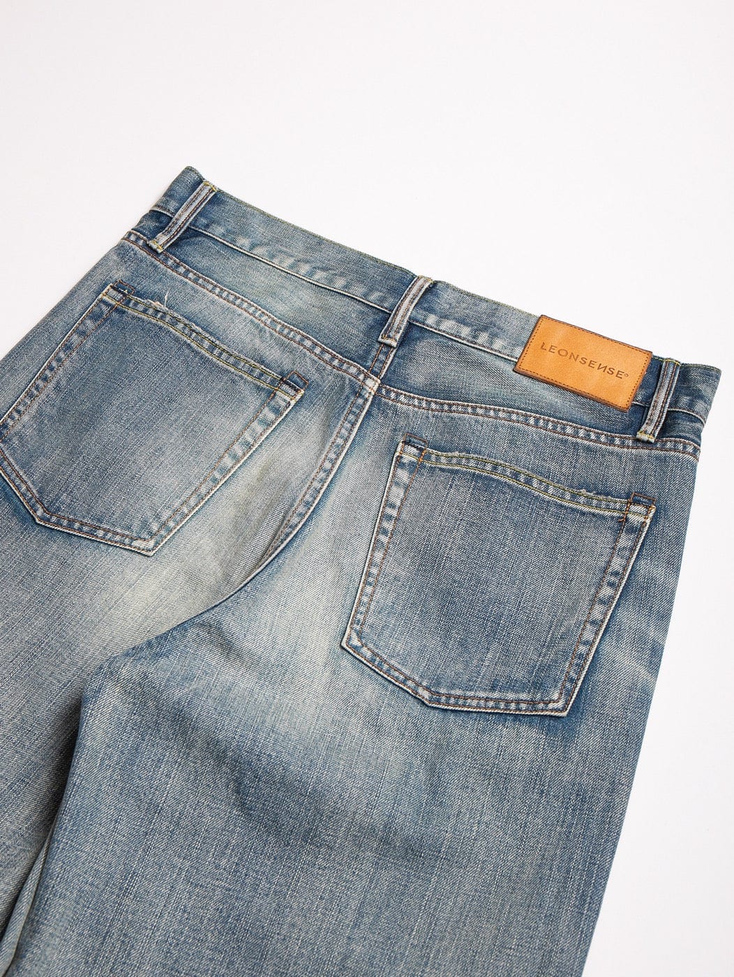 Raw Edge Light Wash Jeans