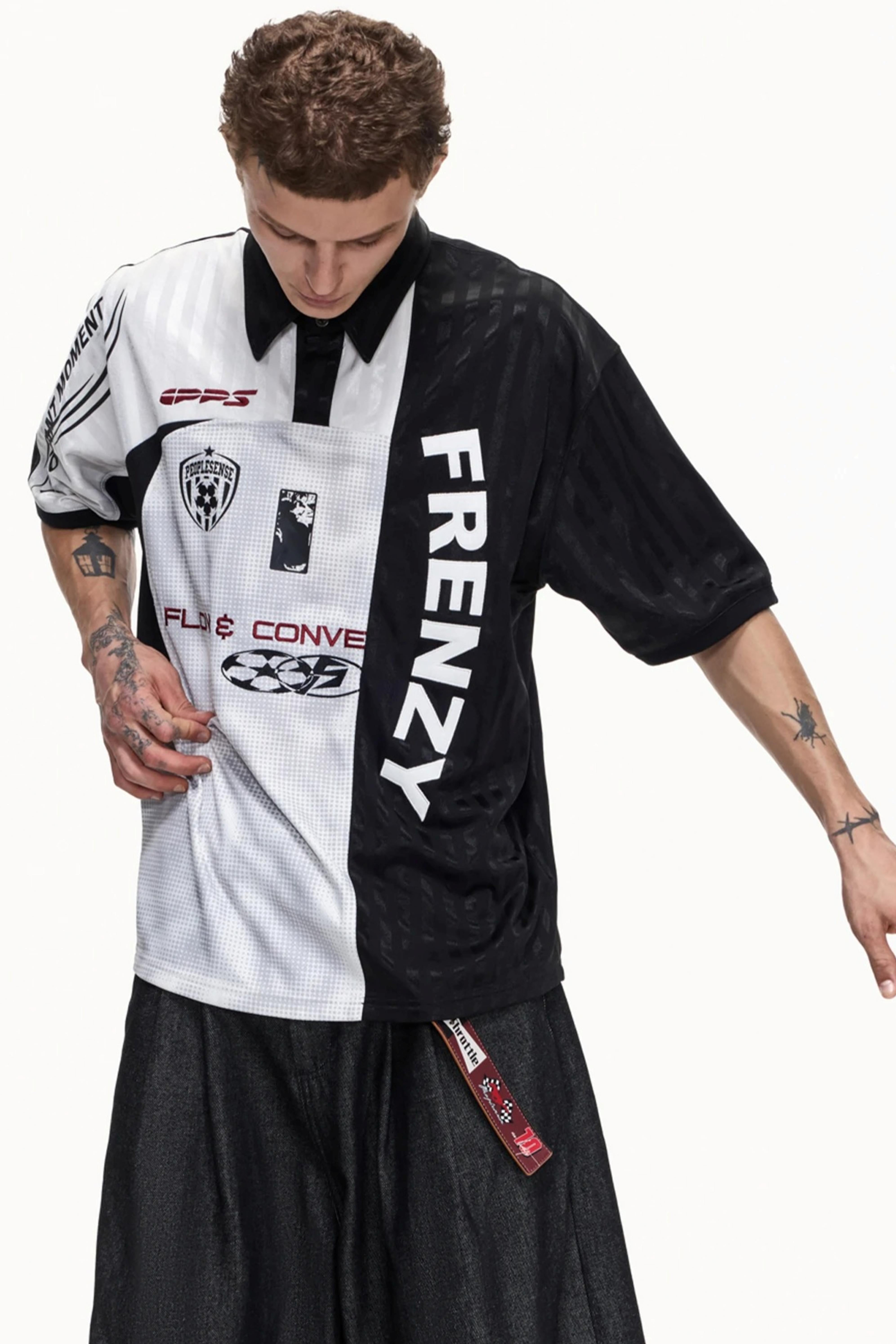 Men's Restructured Jersey Polo T-Shirt