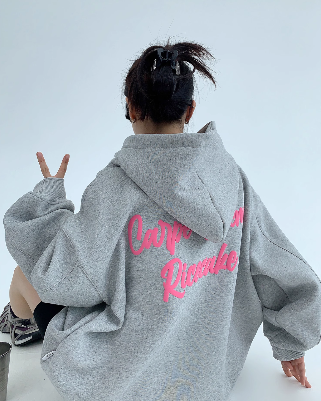 Pink Carpe Diem Script Hoodie