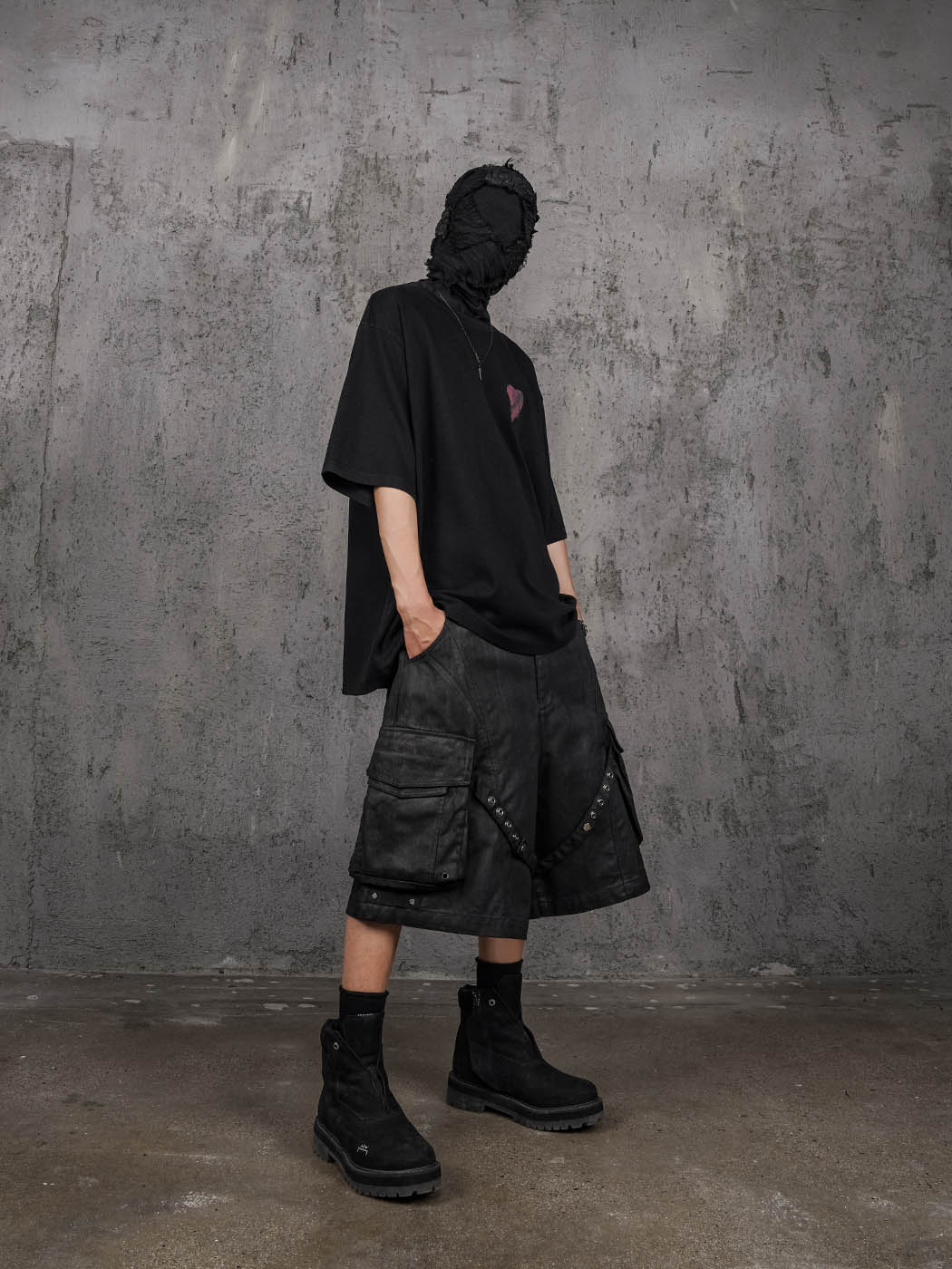 Pantalones cortos de carga de techwear