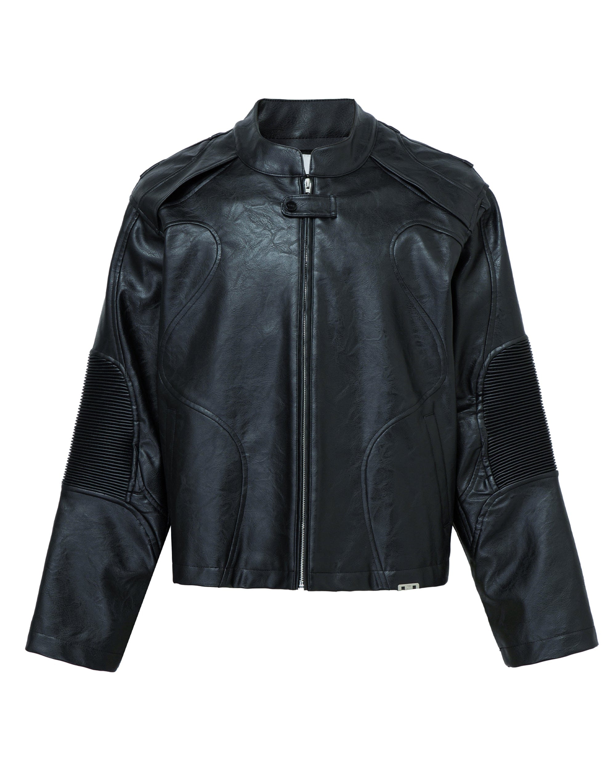 Motorcycle Style Leather Jacket