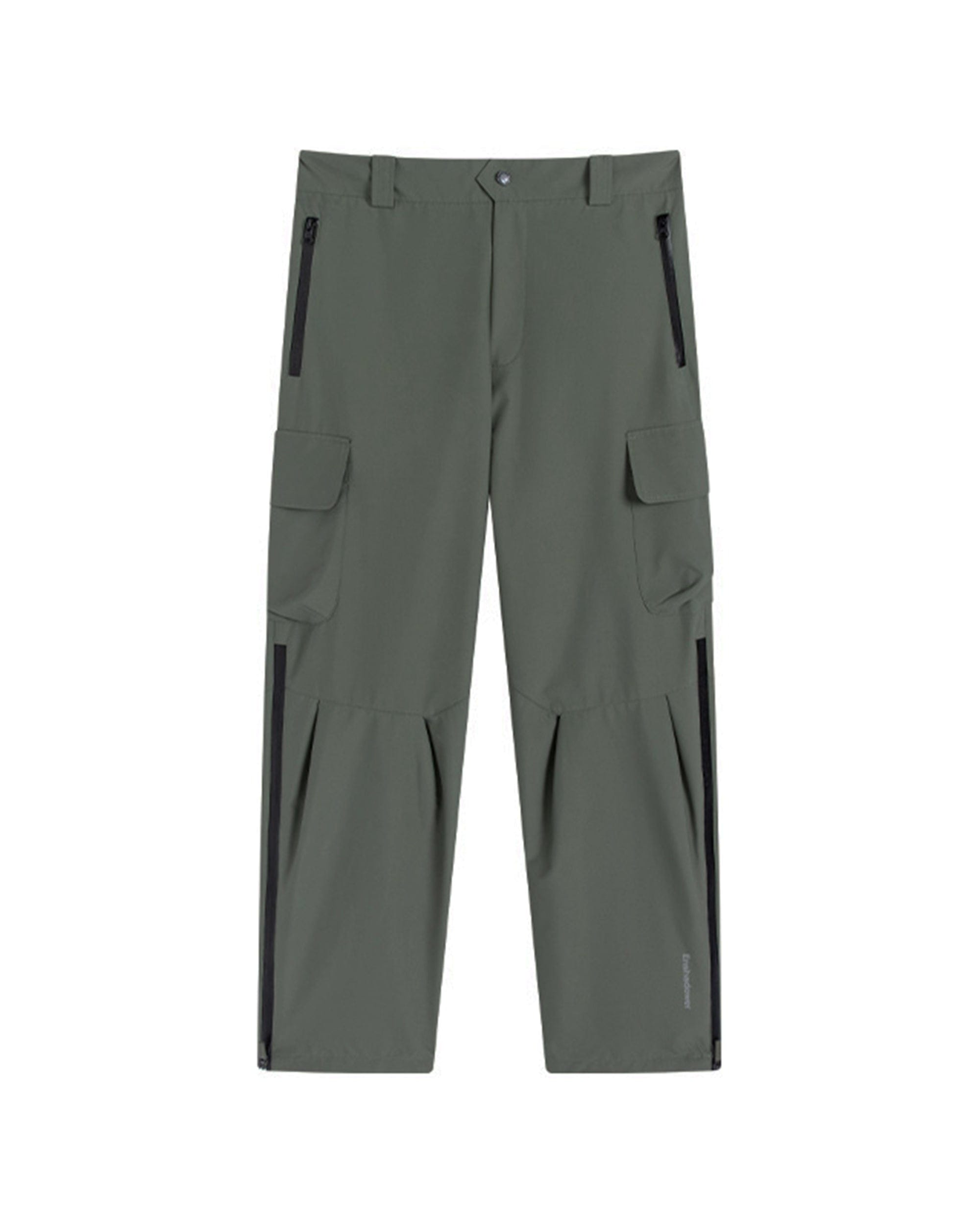 Utility Pleated Spliced Cargo Pants