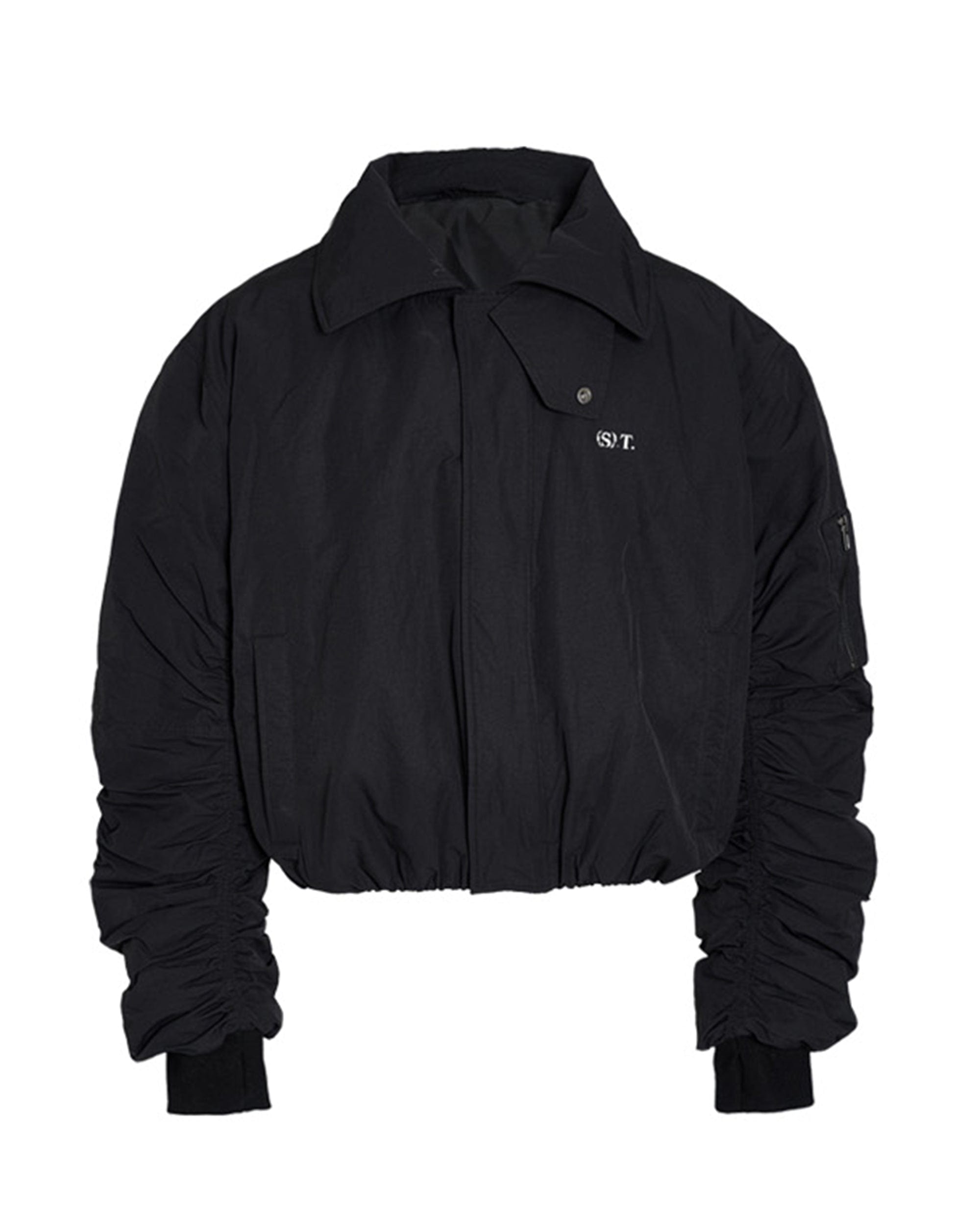 Sleeve Pocket Bomber Jacket