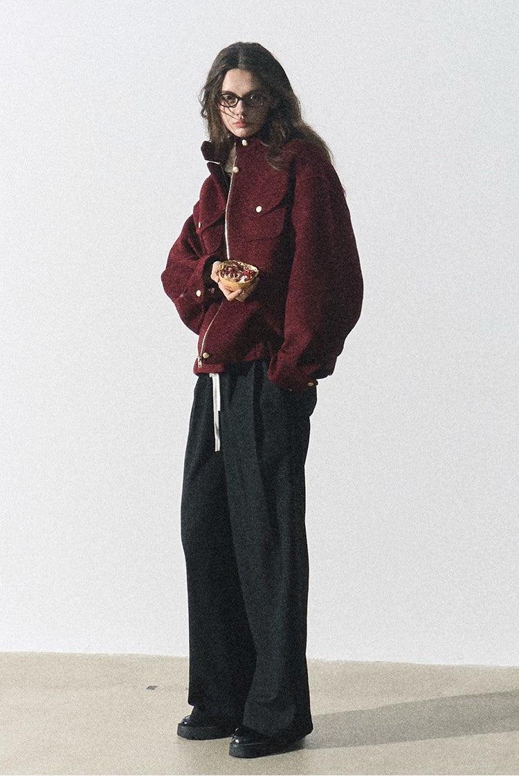 Wide Leg Drawstring Pants