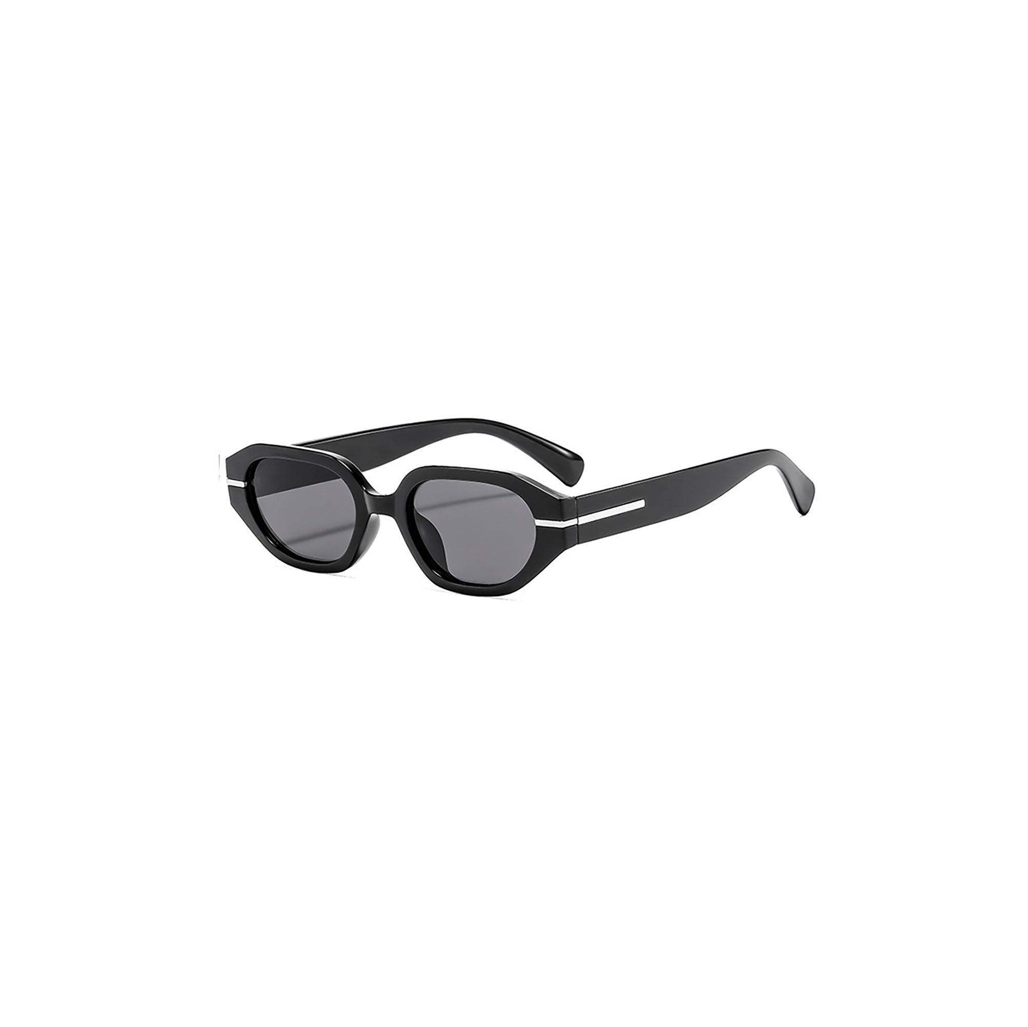 Chunky Translucent Oval Sunglasses - view 5