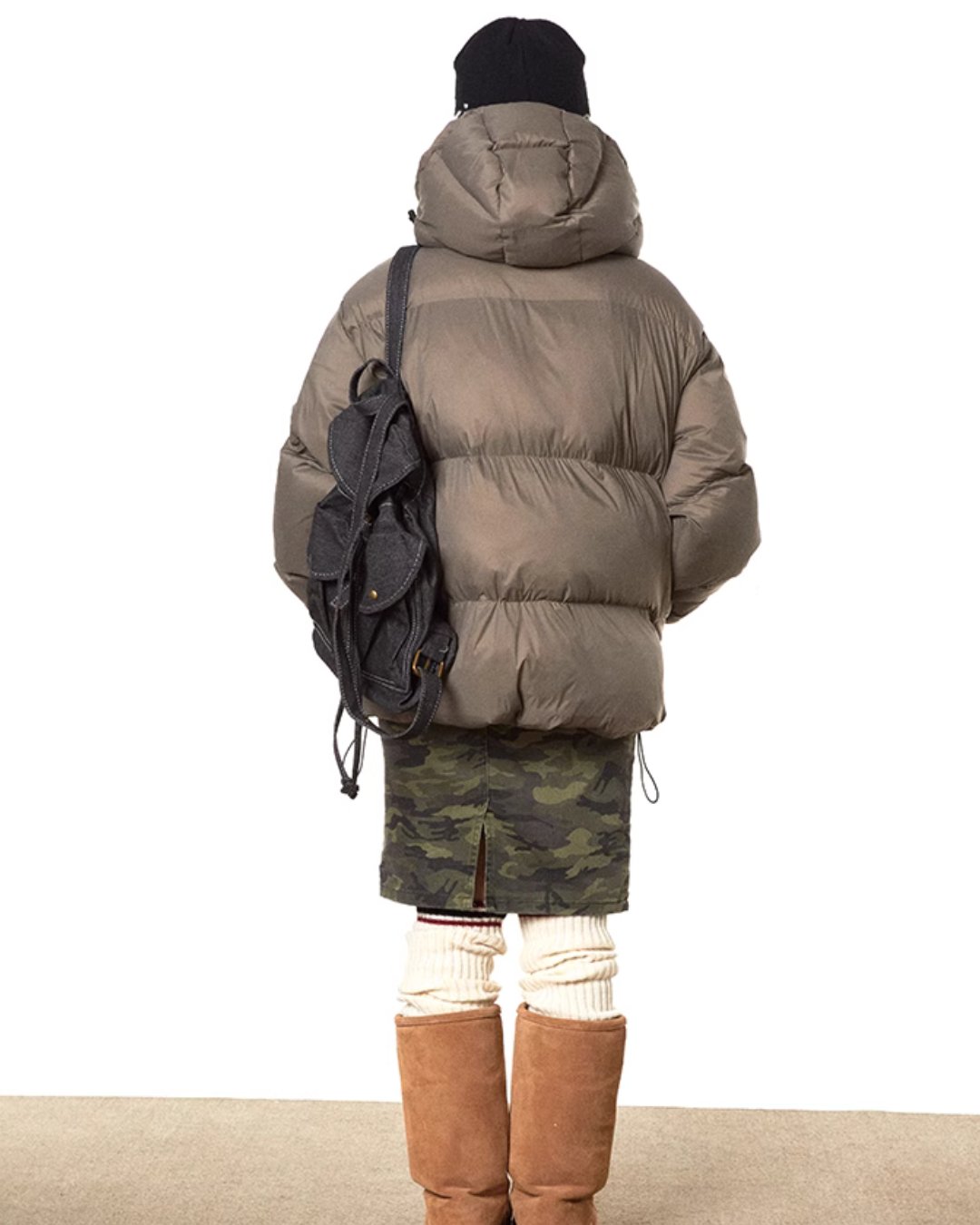 Hooded Padded Puffer Jacket