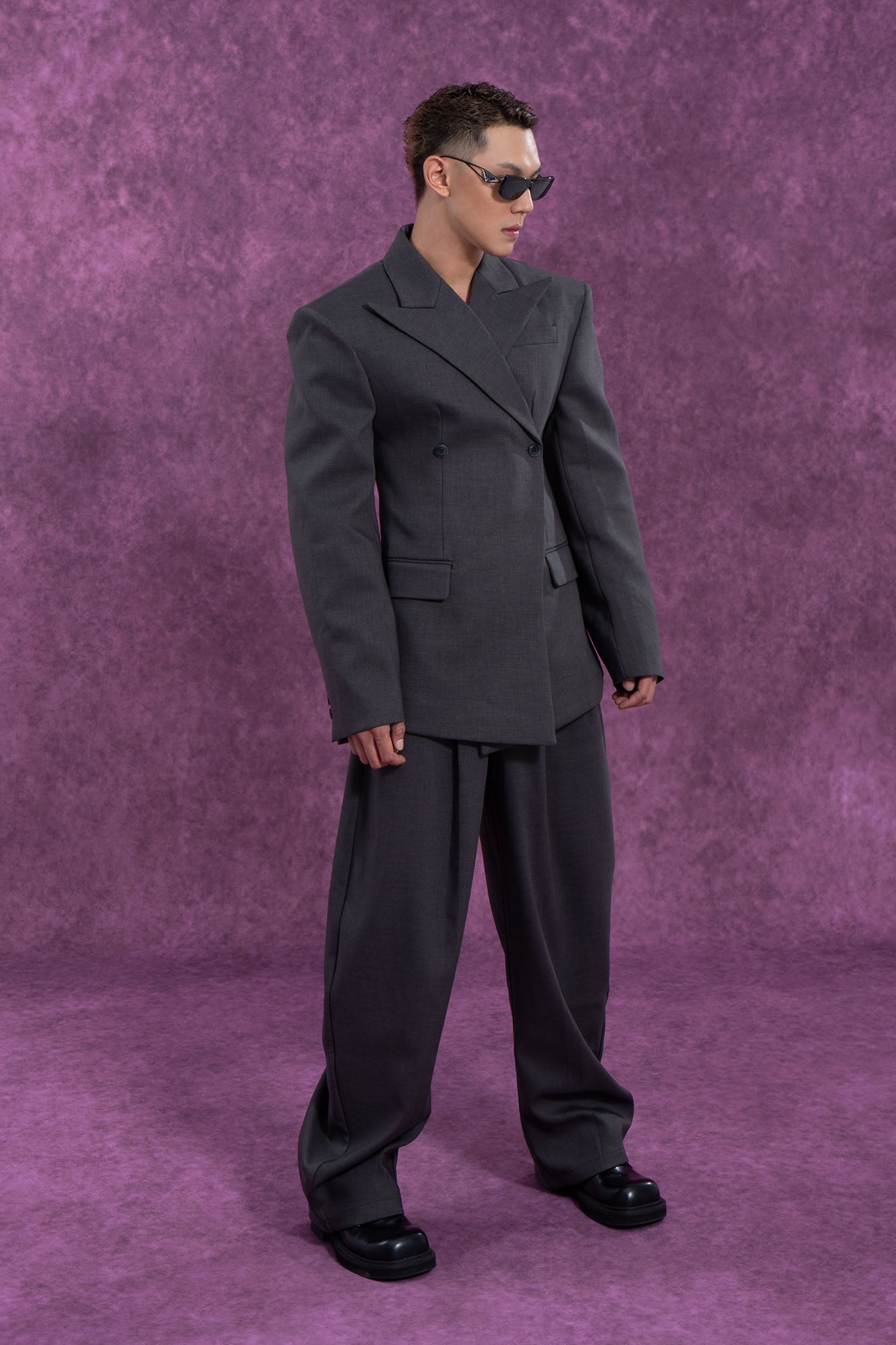 CLP Cinched Waist Sculpted Blazer