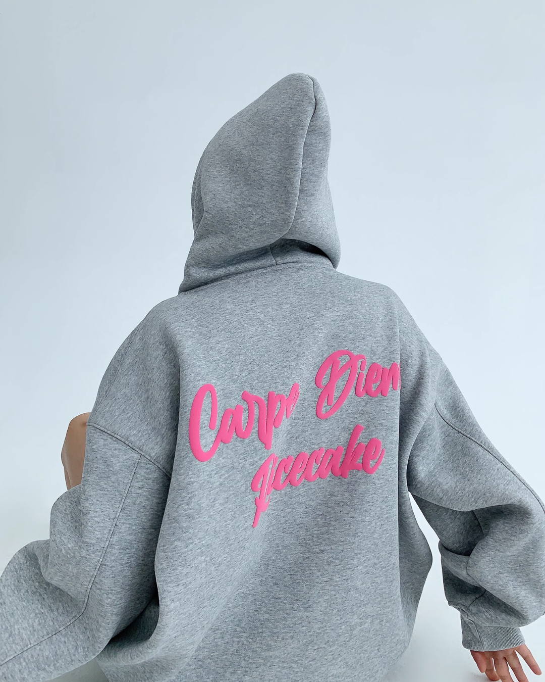Pink Carpe Diem Script Hoodie
