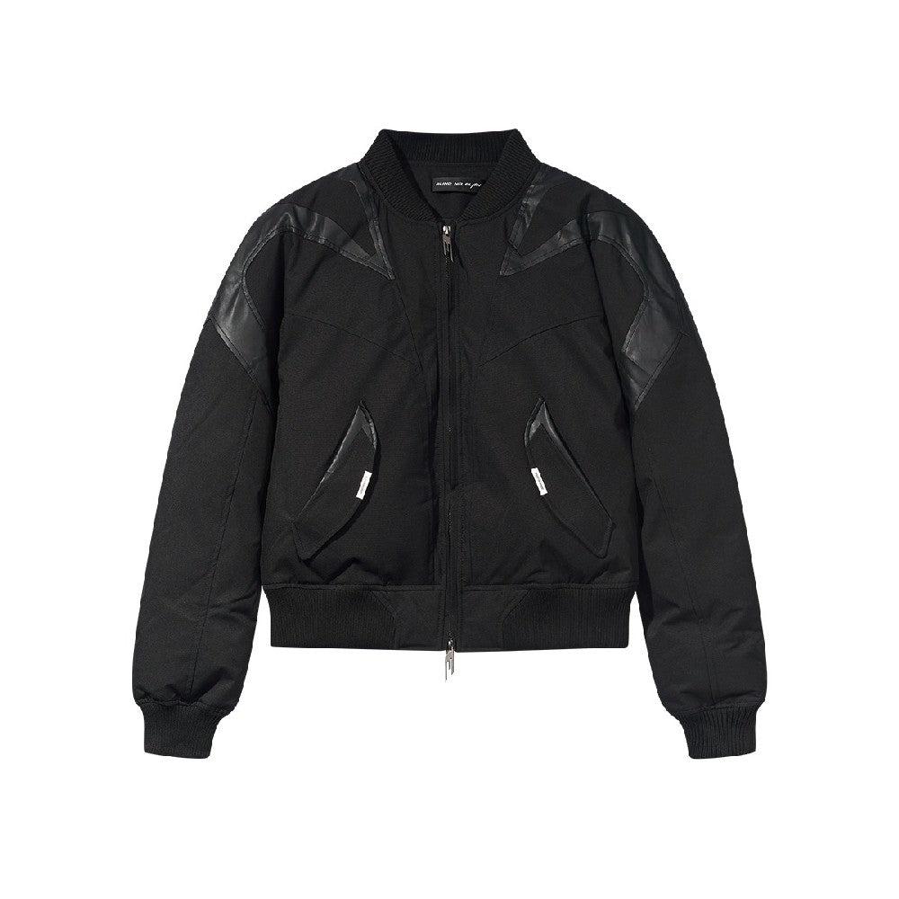 Cropped Bomber Jacket - chiclara