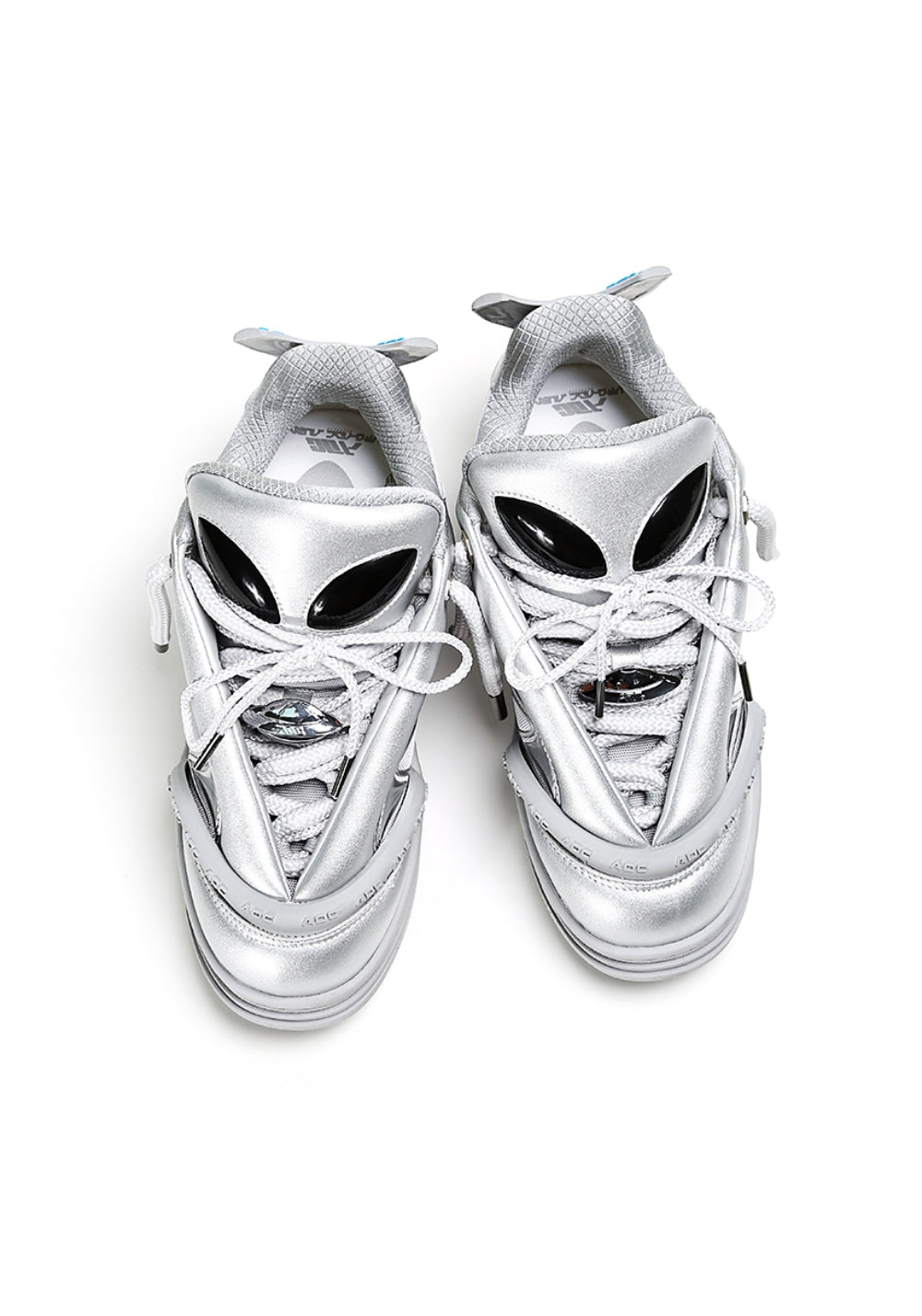 Black Alien Platform Sneakers