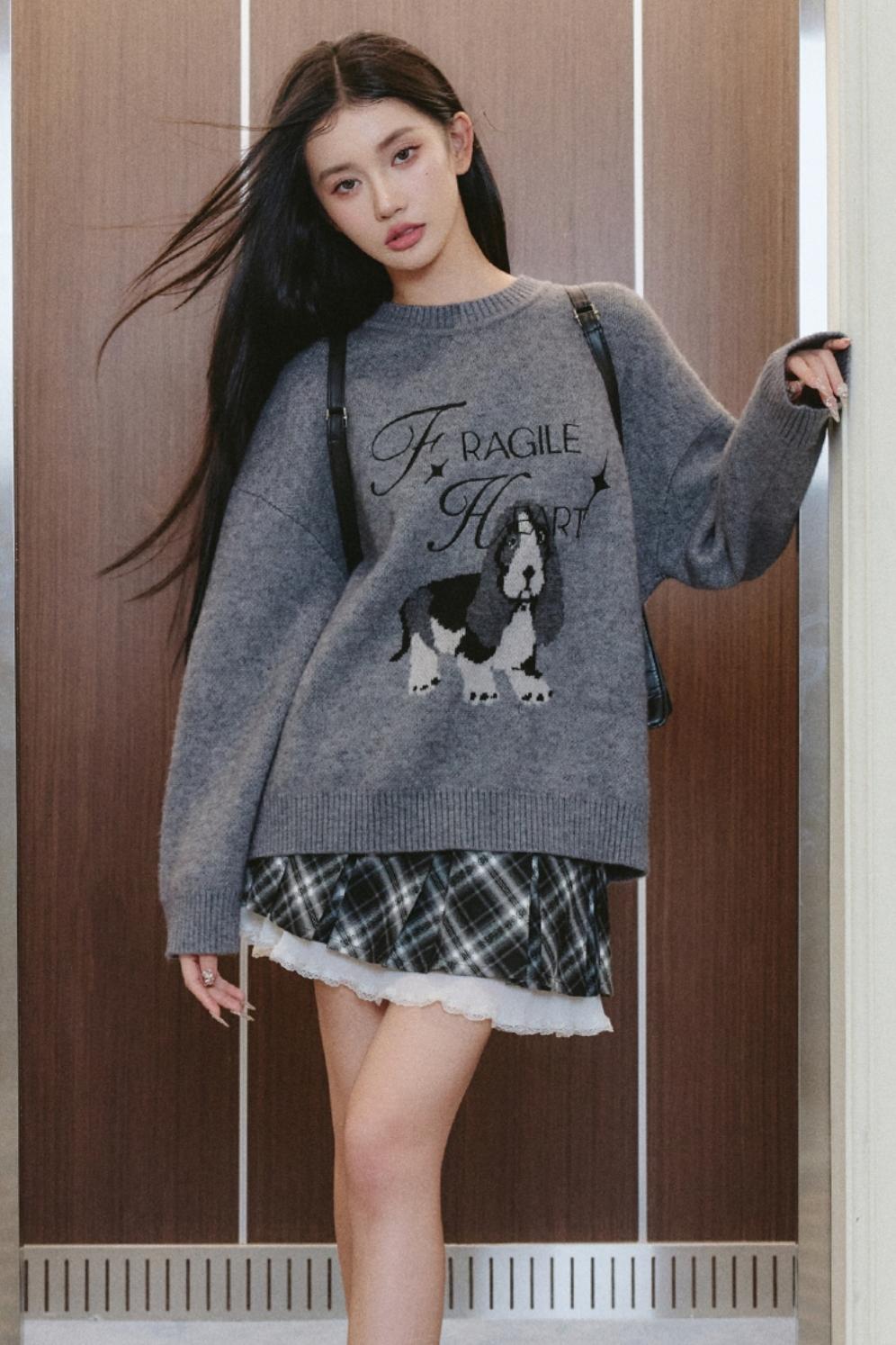 Fragile Heart Puppy Sweater