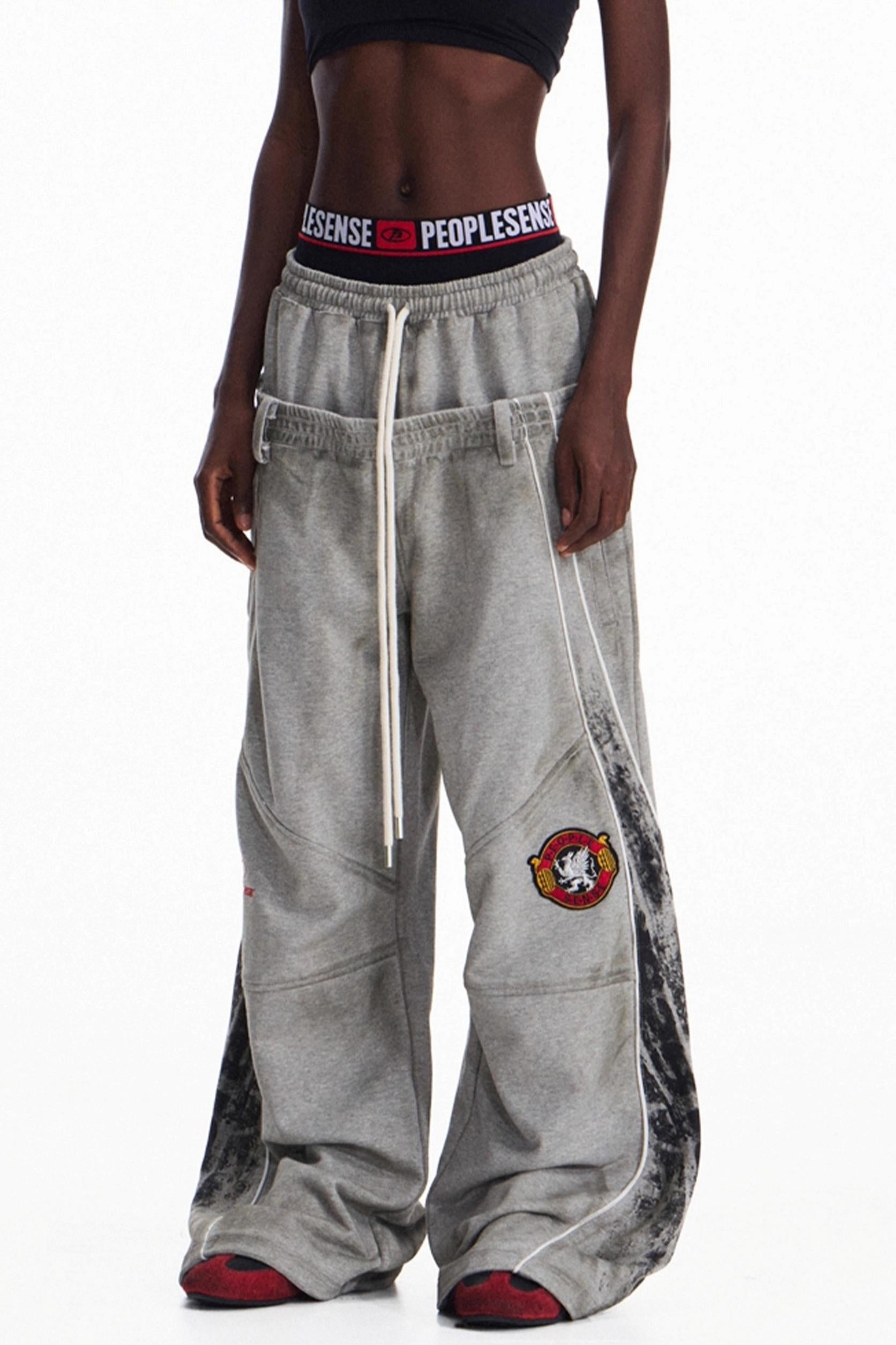 Men's Double-Waisted Sweatpants