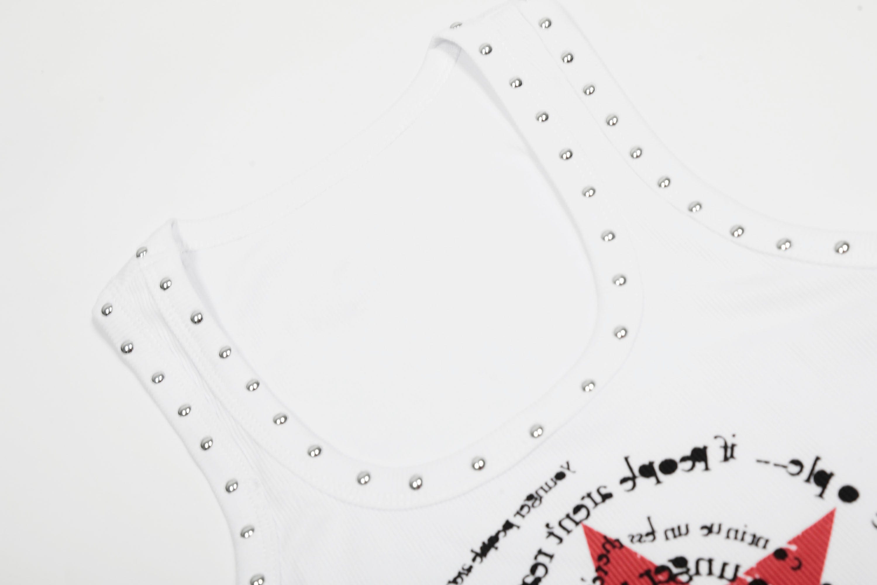 Studded Star Graphic Tank Top