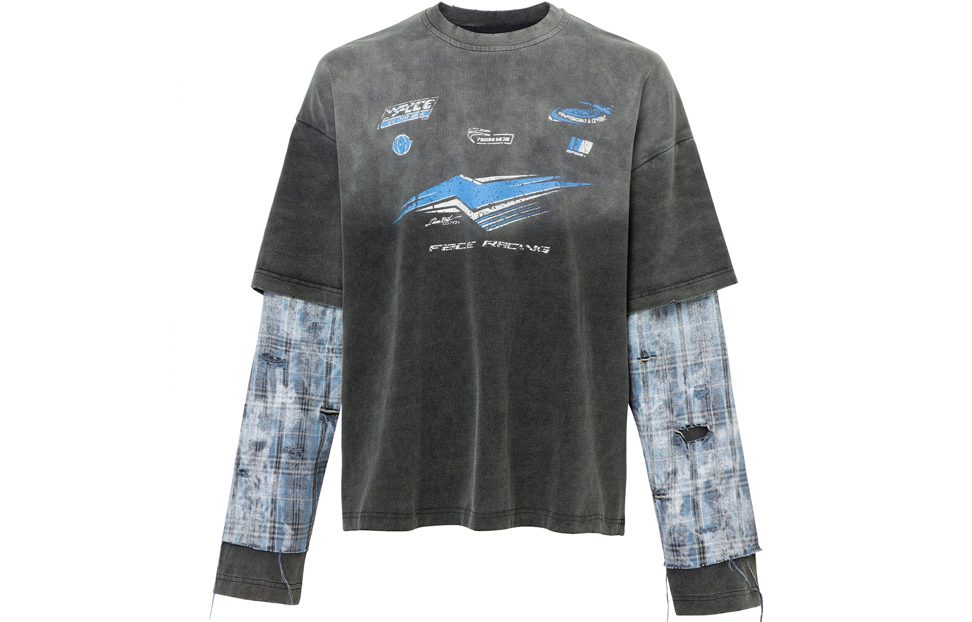 Racing Layered Long-Sleeve Tee