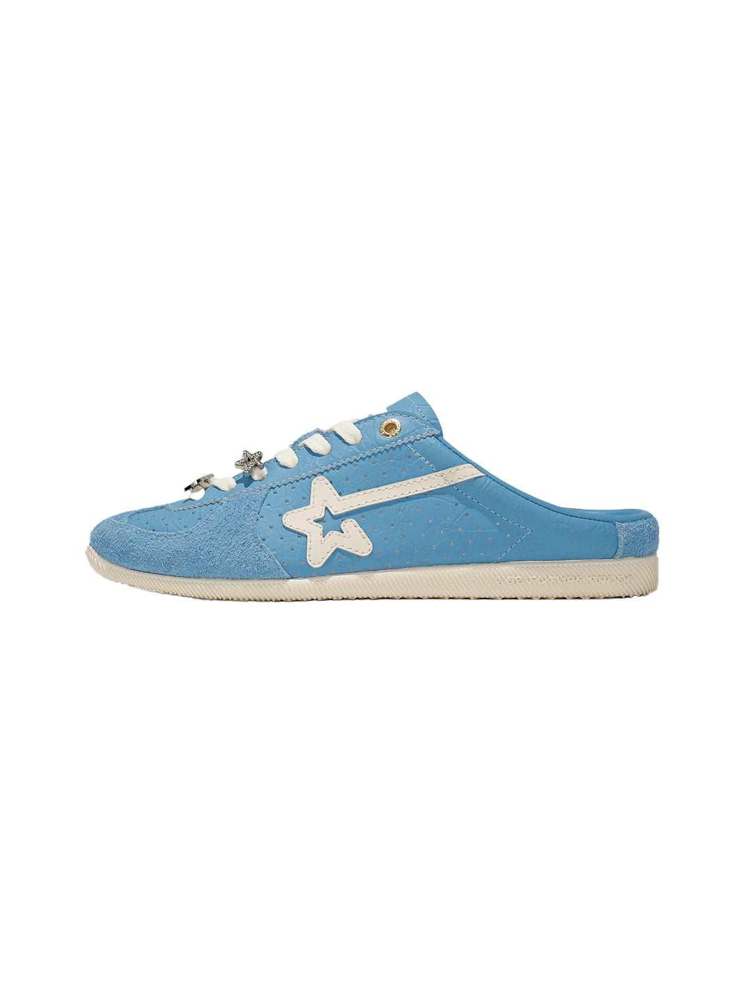 Star-Charm Lace-Up Sneaker Mules - view 11