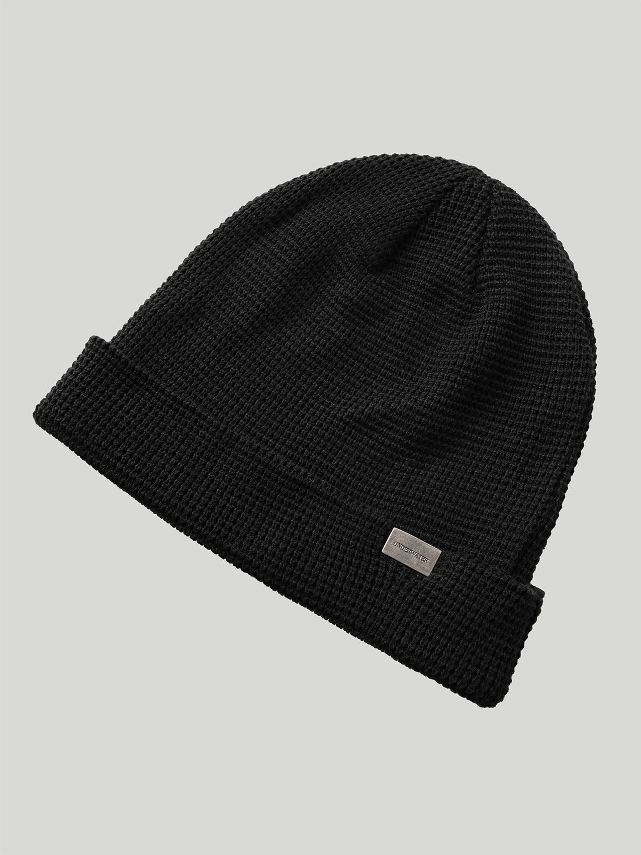 Classic Black Knit Beanie