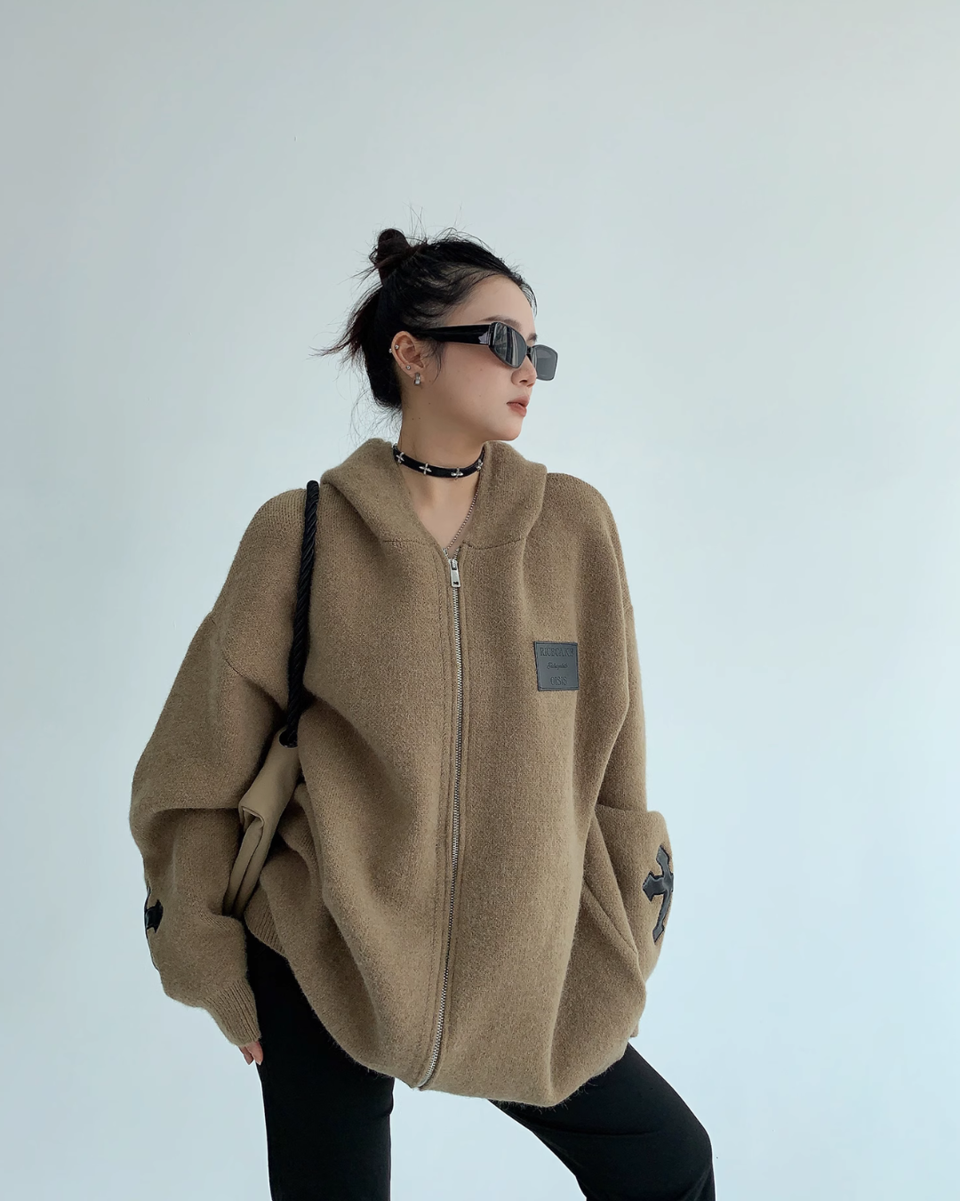 Halo Cross-Zip Hoodie