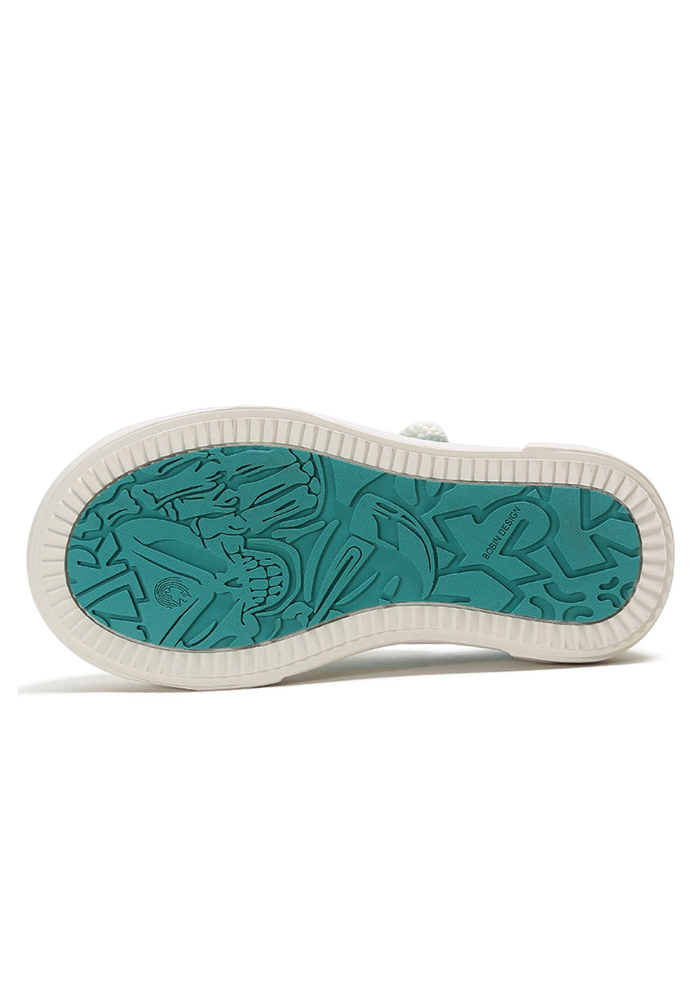 Denim Bare Look Washed Platform Sneakers