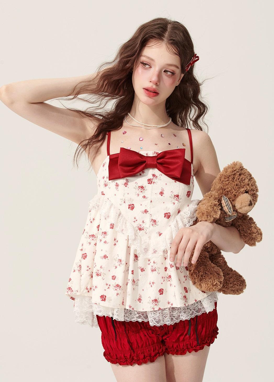 Dreamy Rose White Doll Camisole - chiclara