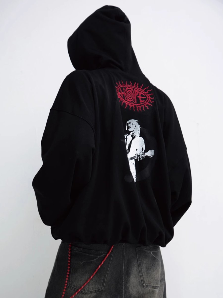 Red Star Logo Hoodie