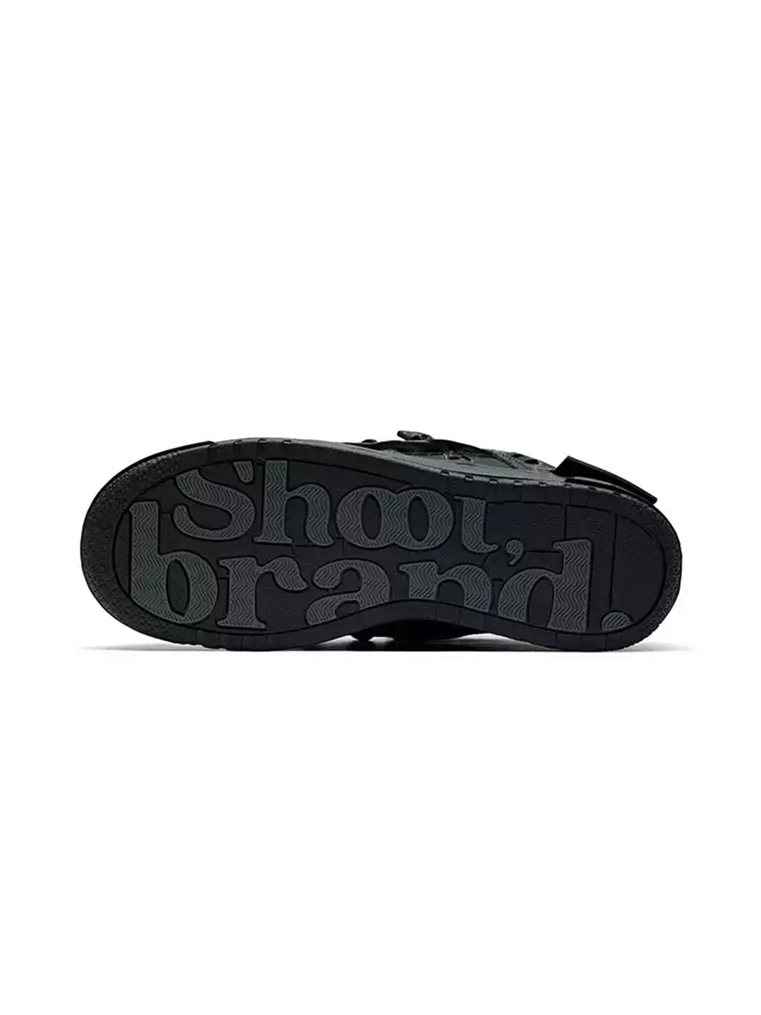 Tonal Black Fringed-Lace Platform Sneakers - view 6