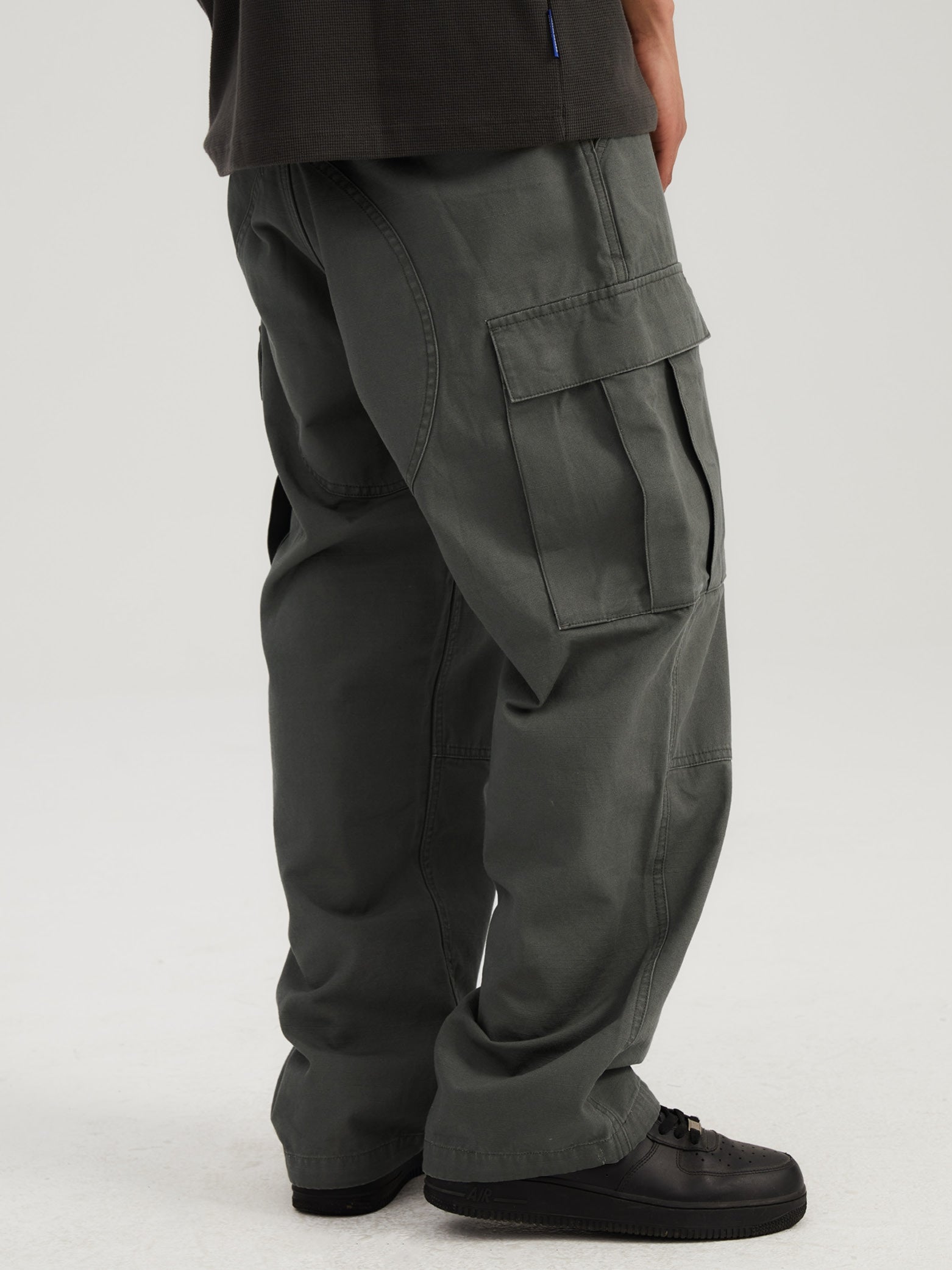 Functional Multiple Pockets Work Pants - chiclara