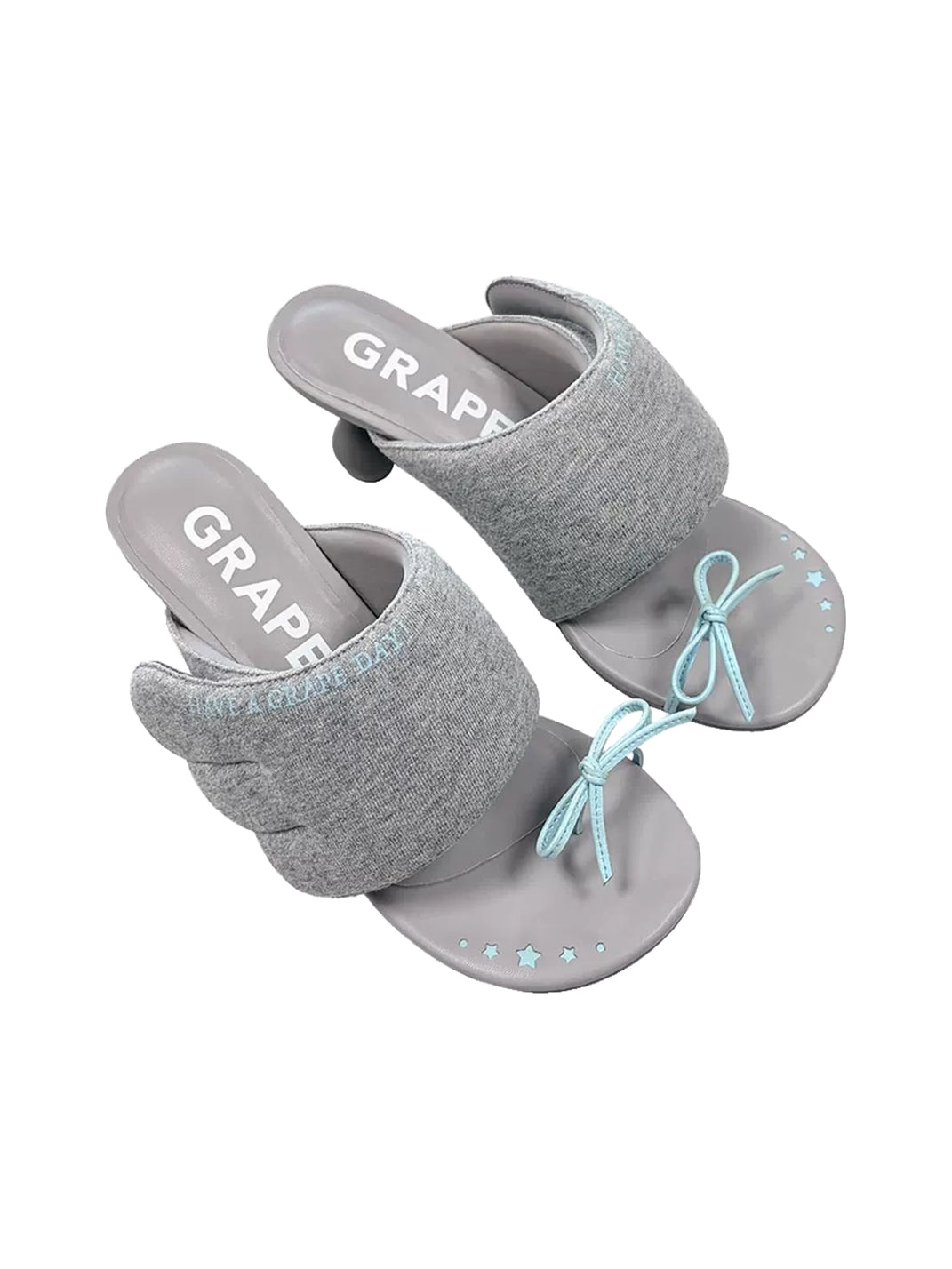 Wing-Bow Sculpted-Heel Toe-Post Sandals - view 4